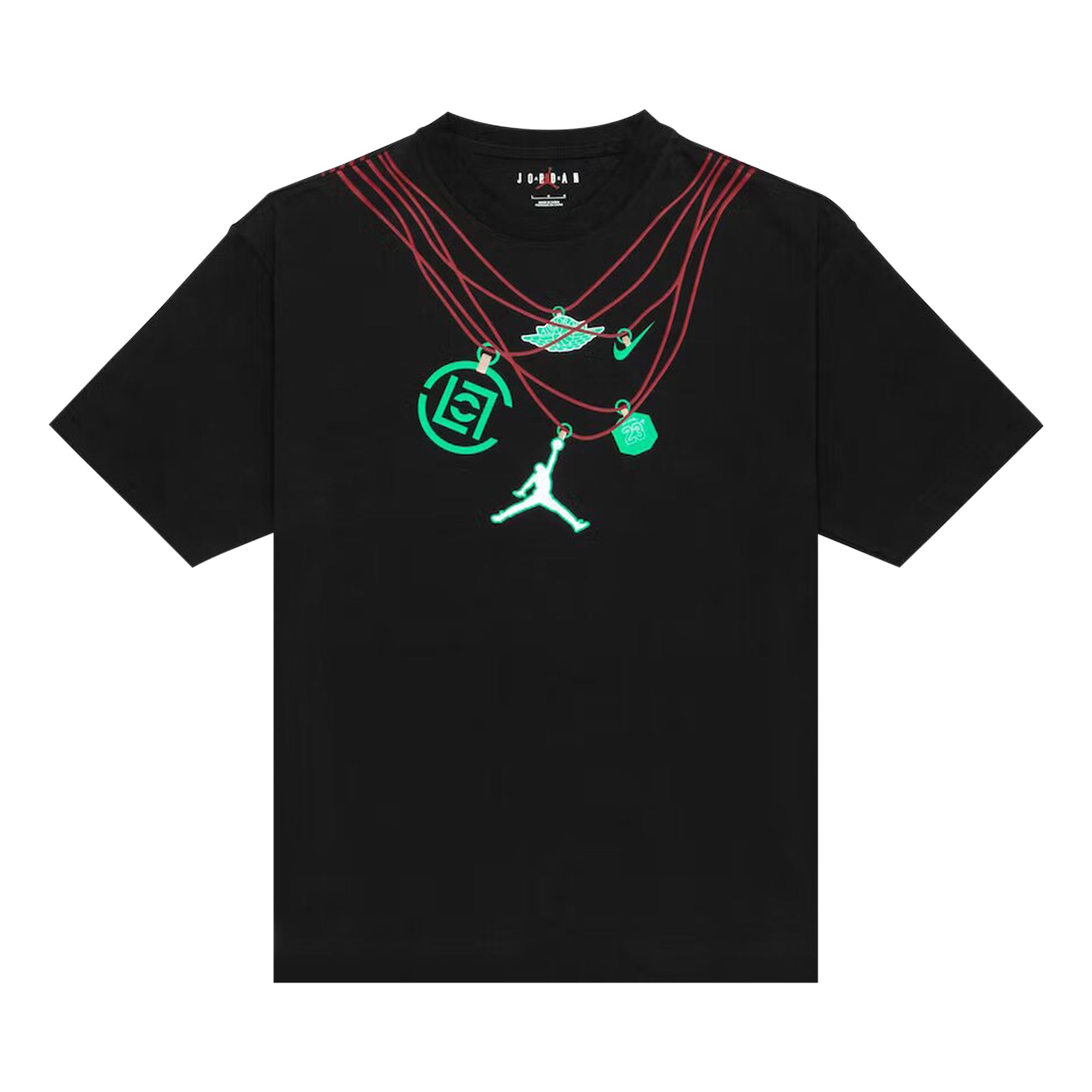 Air Jordan x Clot Jade T-Shirt 'Black' | Men's Size XS