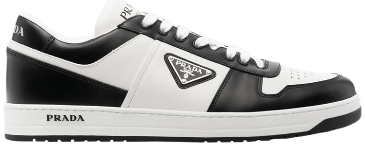 Buy Prada Downtown Leather 'White Black' - 2EE364 3LKG F0T8F Buy Prada Downtown Leather 'White Black' - 2EE364 3LKG F0T8F