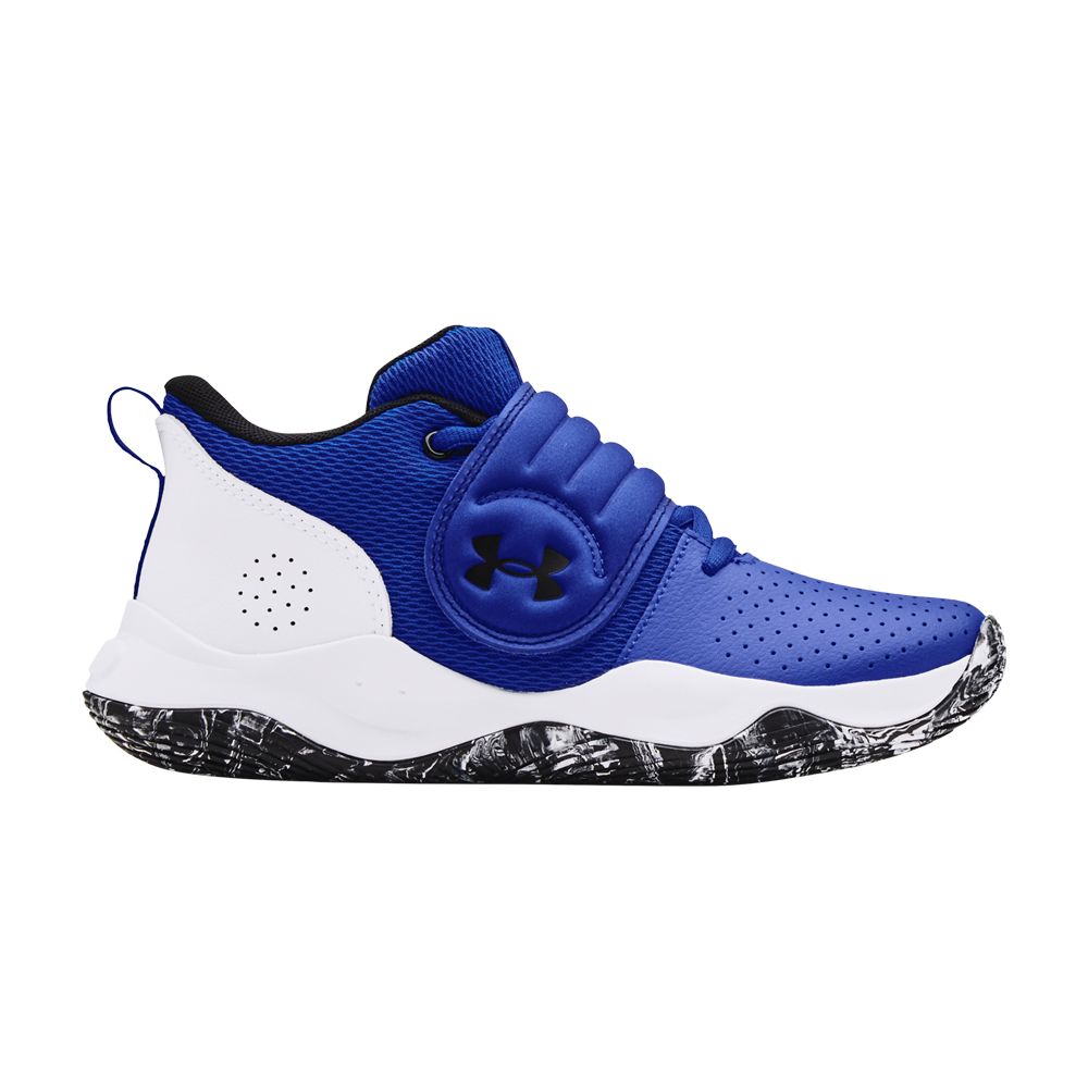Under Armour Zone BB GS 'Royal White' | Blue | Kid's Size 5.5 - 3024262-400
