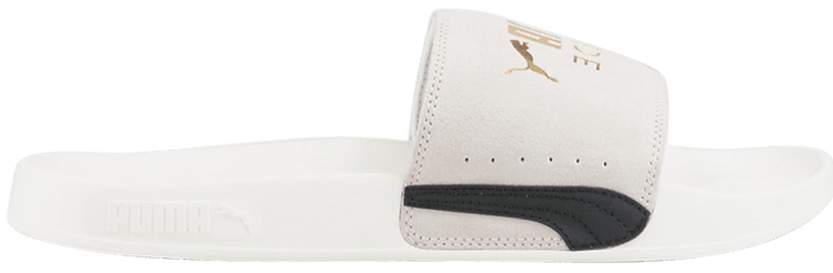 Puma Leadcat 20 Suede Classic Slide Marshmallow