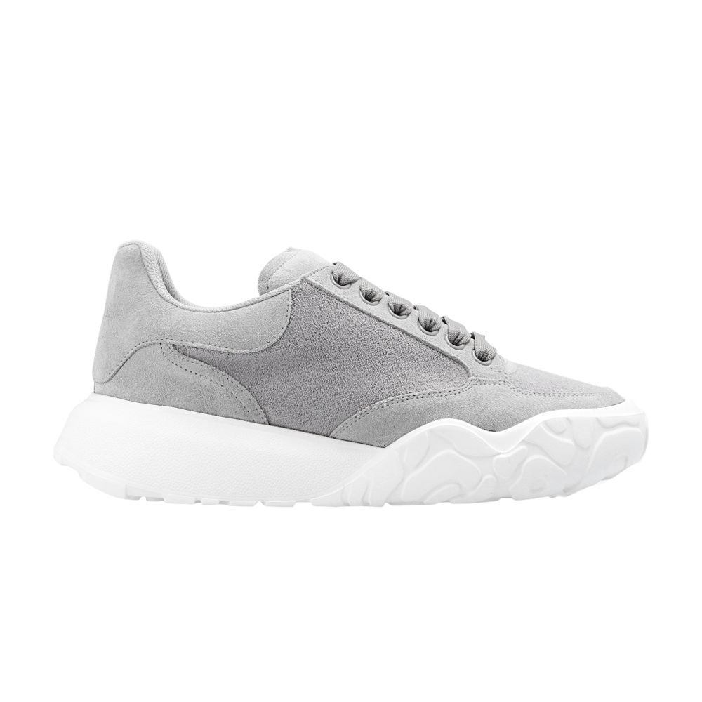 Pre-owned Alexander Mcqueen Wmns Court Trainer 'true Grey' | Women's Size 37.5