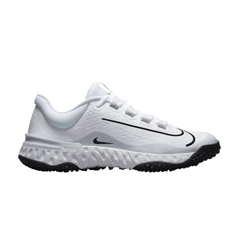 Pre-owned Nike Wmns Alpha Huarache Elite 4 Tf 'white Pure Platinum'