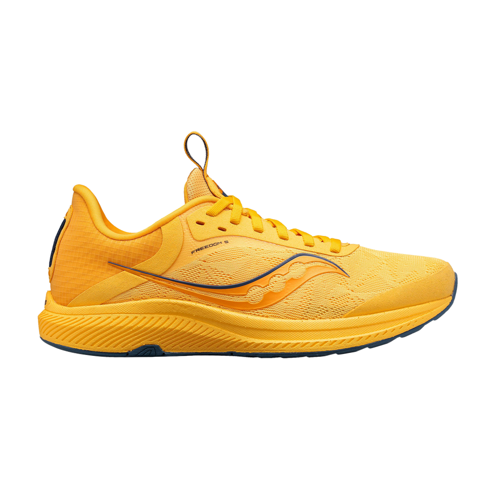 Pre-owned Saucony Wmns Freedom 5 'gold Basin' In Yellow
