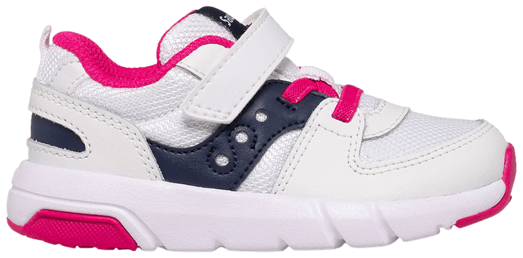 Saucony Jazz Lite 20 Little Kid White Navy Pink