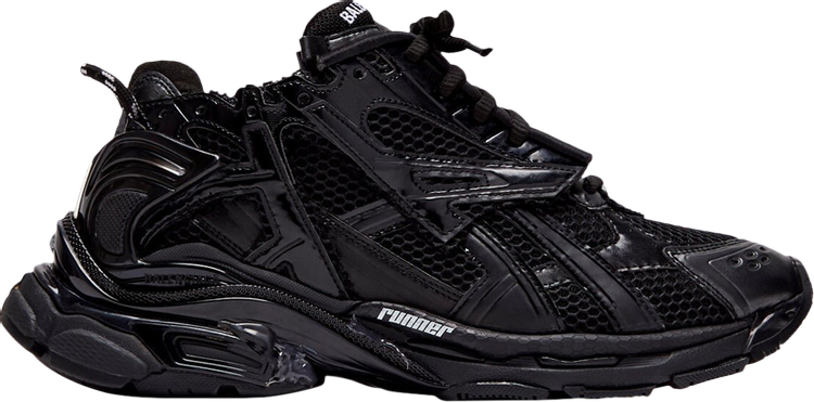Buy Balenciaga Runner Sneaker 'Black' - 677403 W3RA9 1000 | GOAT
