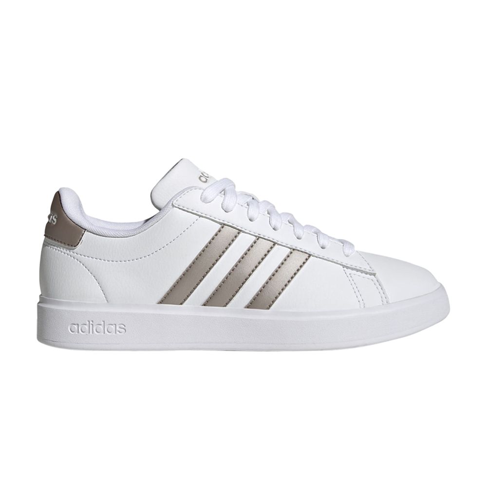 Pre-owned Adidas Originals Wmns Grand Court Cloudfoam 'white Platinum Metallic'