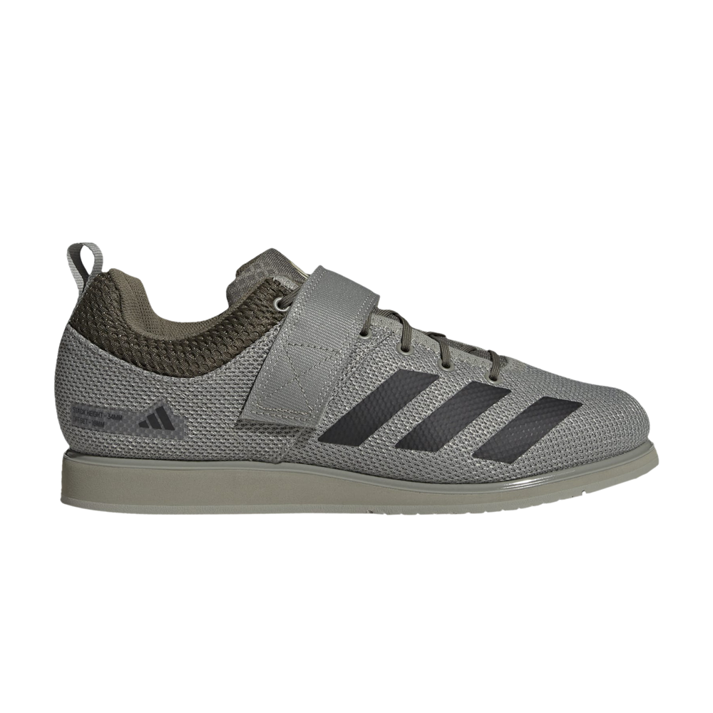 Pre-owned Adidas Originals Wmns Powerlift 5 'silver Pebble Olive Strata' In Grey