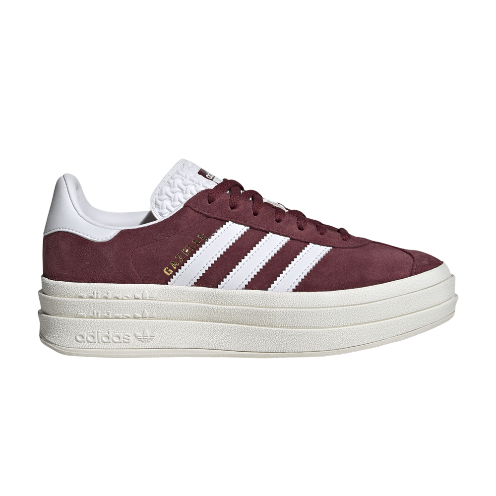 Pre-owned Adidas Originals Wmns Gazelle Bold 'shadow Red White'