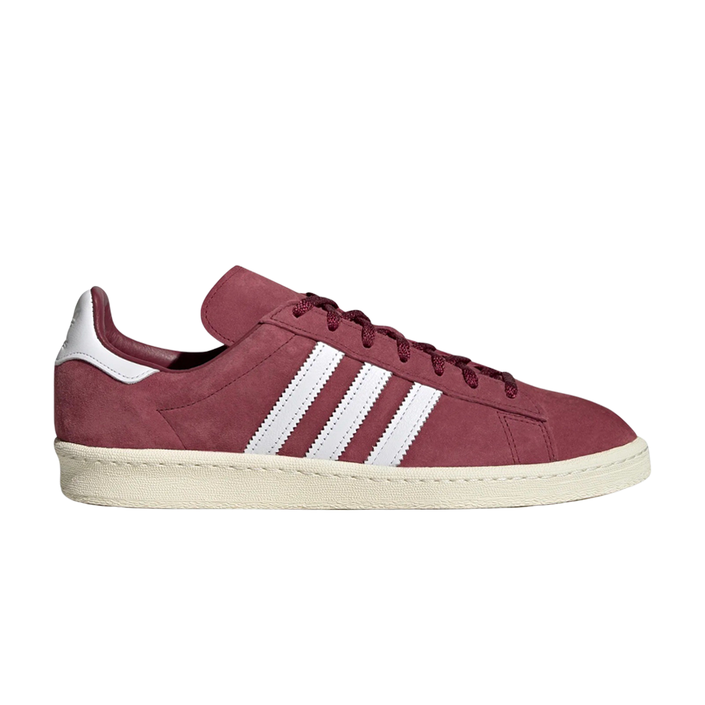 Pre-owned Adidas Originals Campus 80s 'burgundy Off White' In Red
