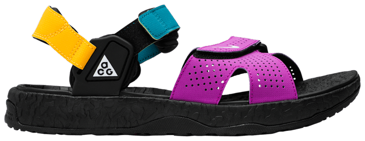 【即発送】NIKE ACG AIR DESCHUTZ BLACK purple Nike ACG Air Deschutz + Men's Multi Size Summer Sandal