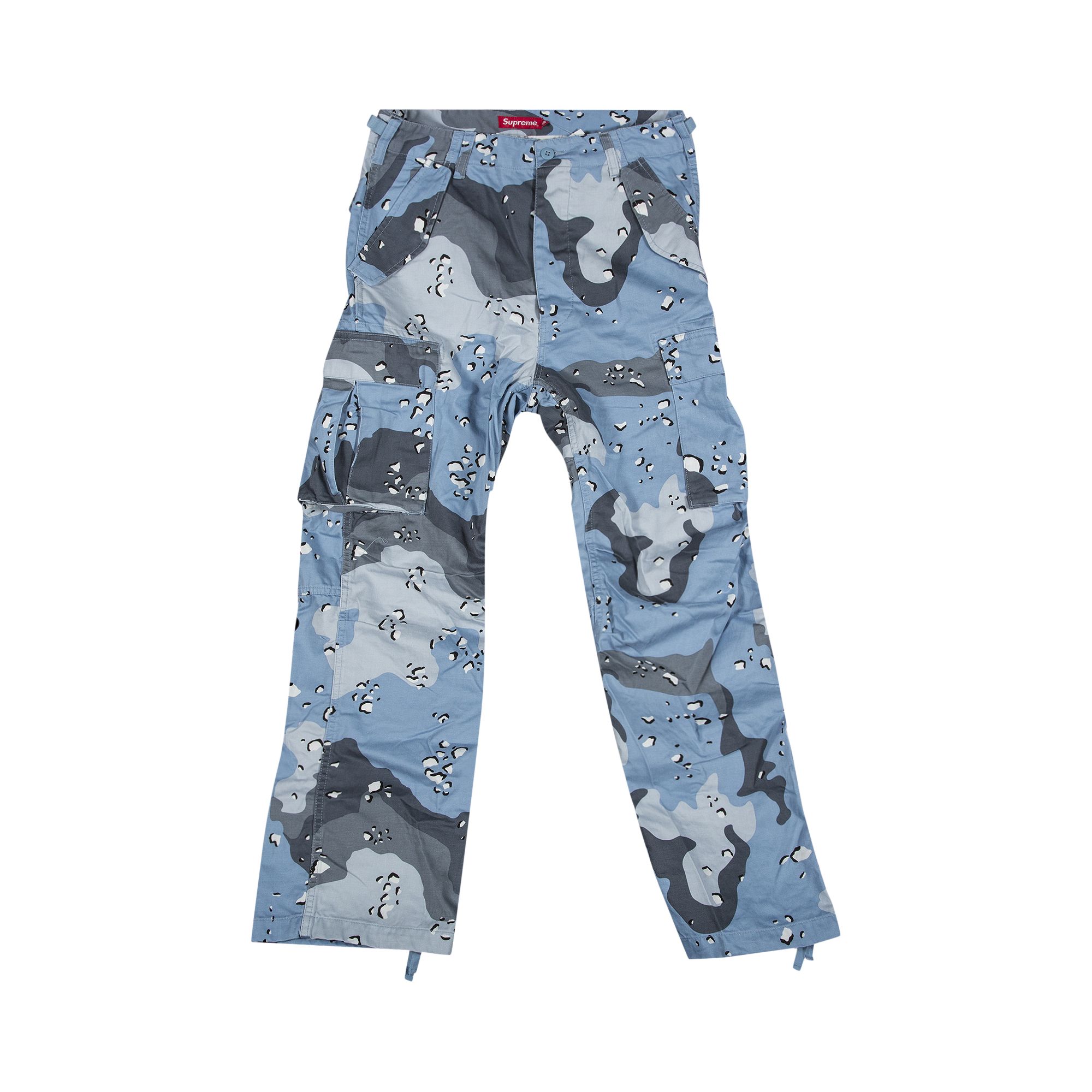 Pre-owned Supreme Cargo Pant 'blue Chocolate Chip Camo'