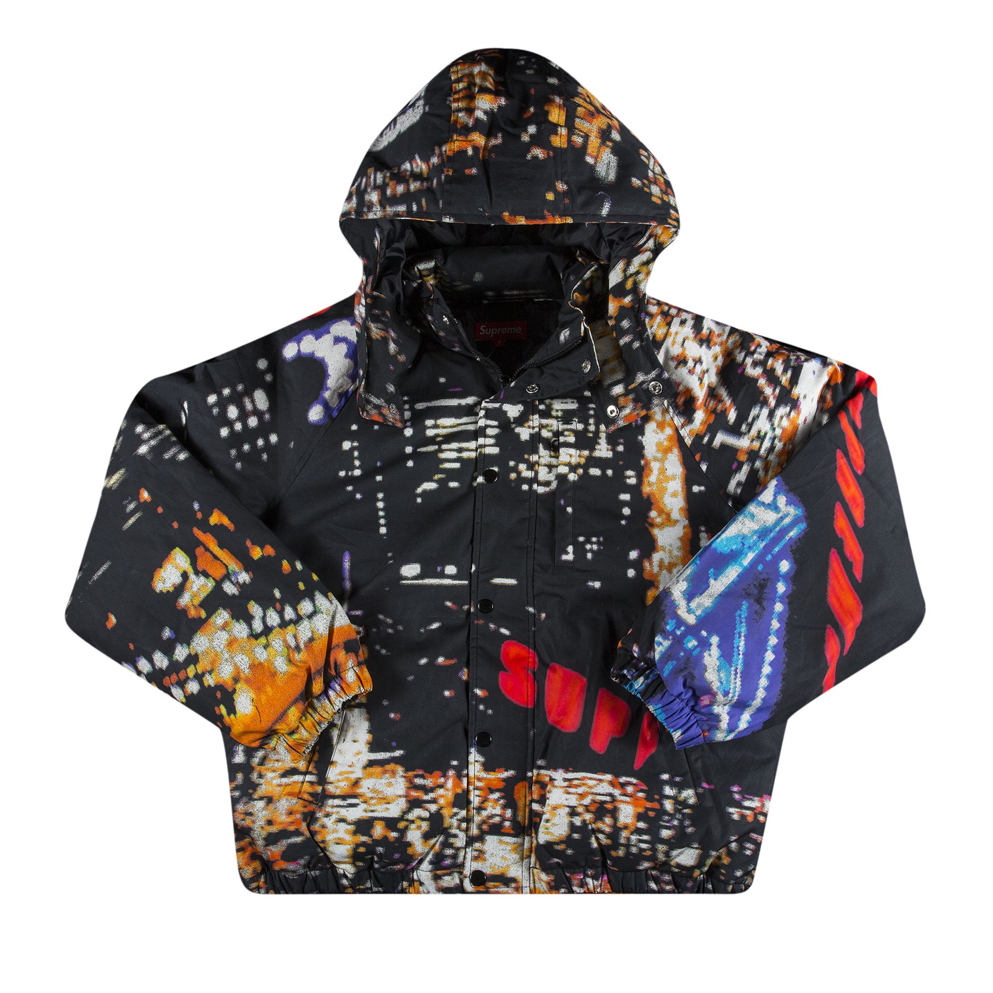 Supreme City Lights Puffy Jacket 'Black' | Men's Size M