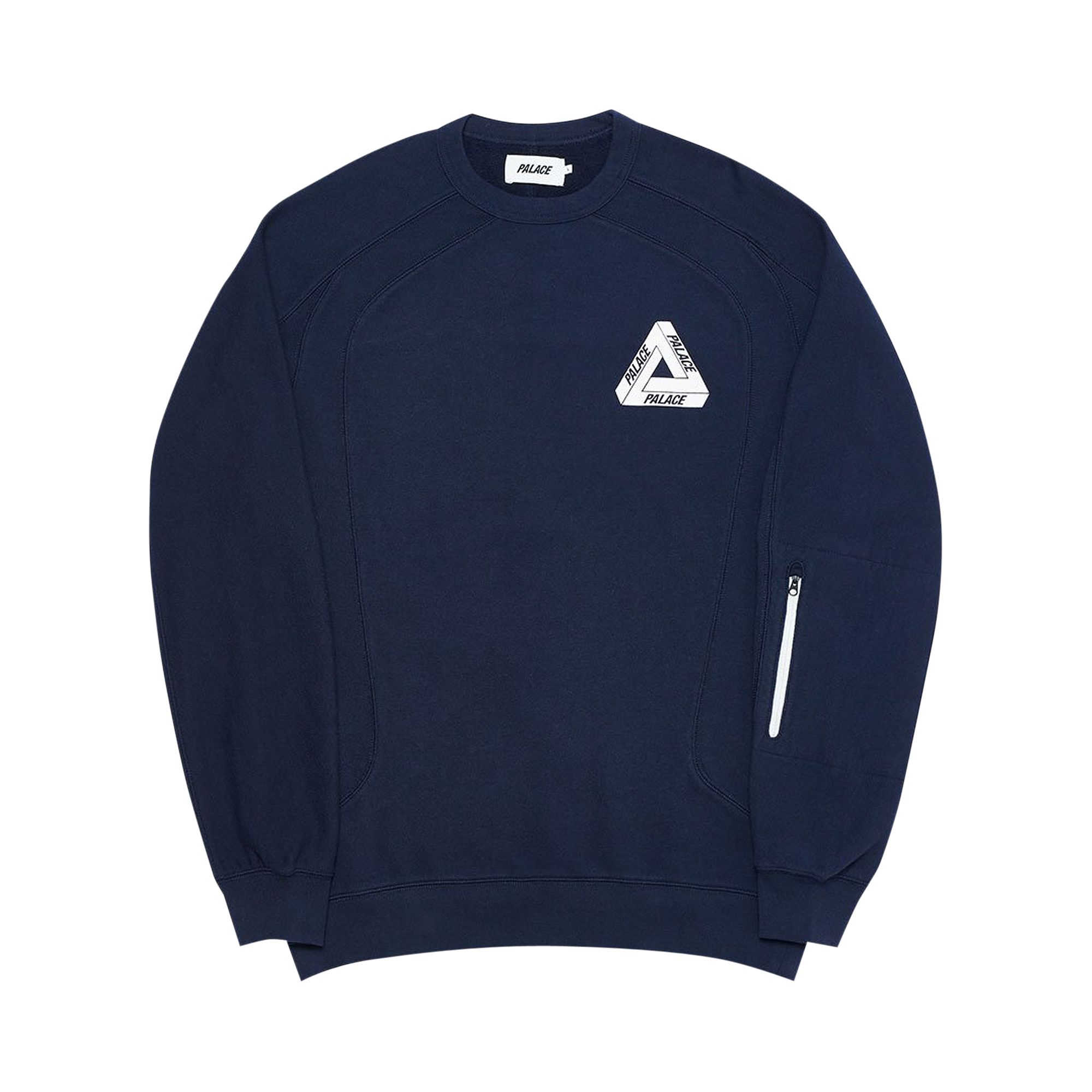 Pre-owned Palace Techie Ferg Crew 'navy' | Blue | Men's Size L