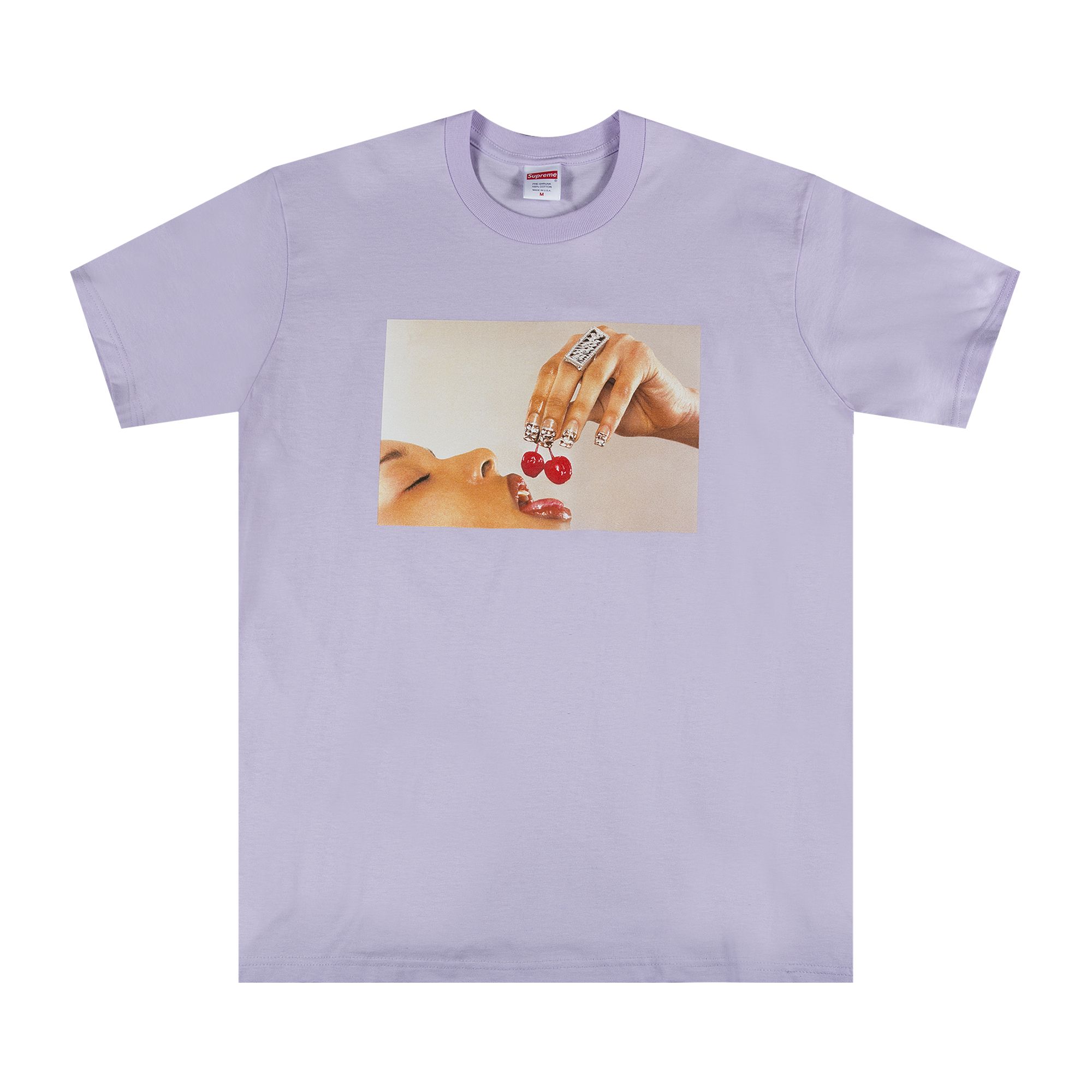 Supreme Cherries Tee 'Light Purple' | Men's Size S