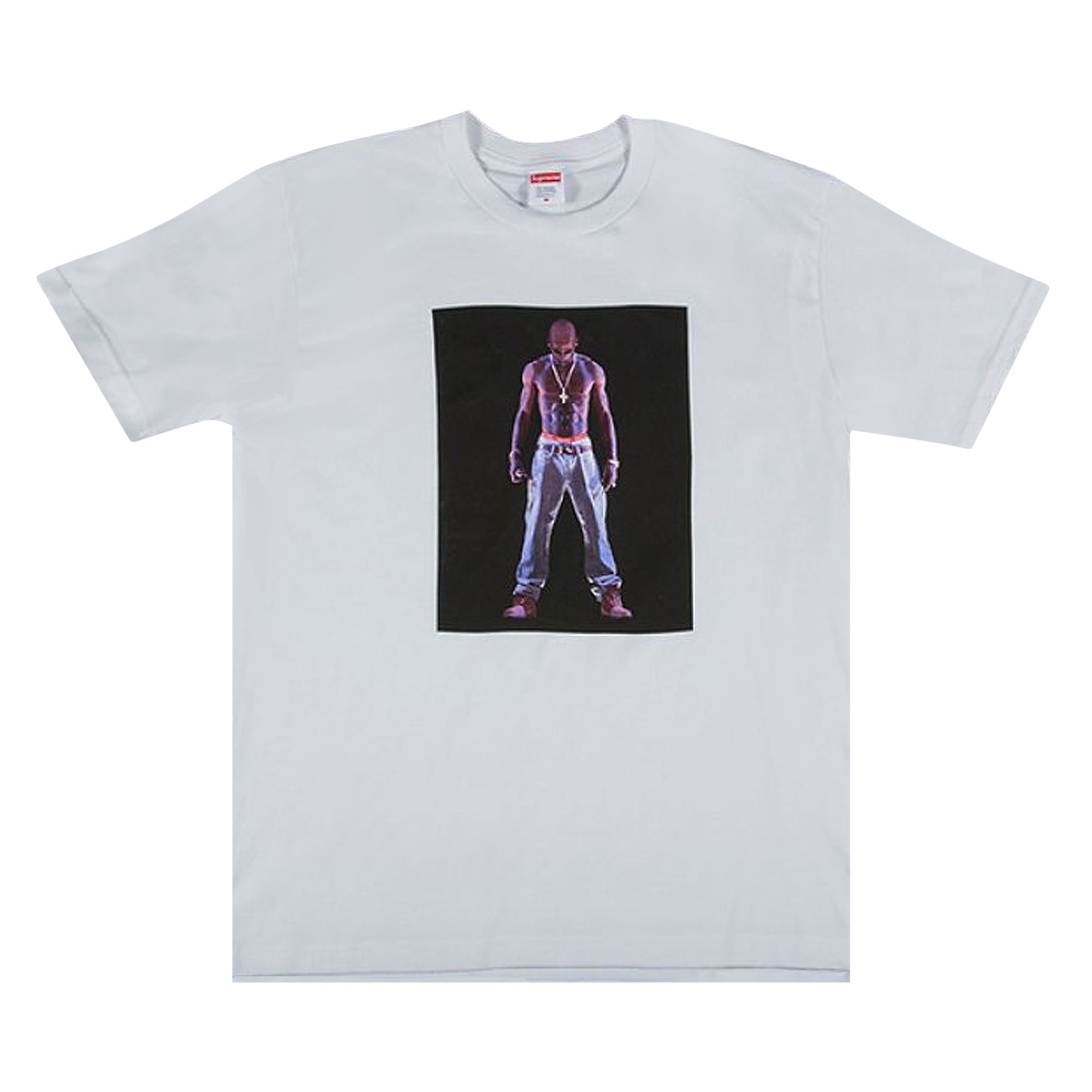 Supreme Tupac Hologram Tee 'White' | Men's Size S