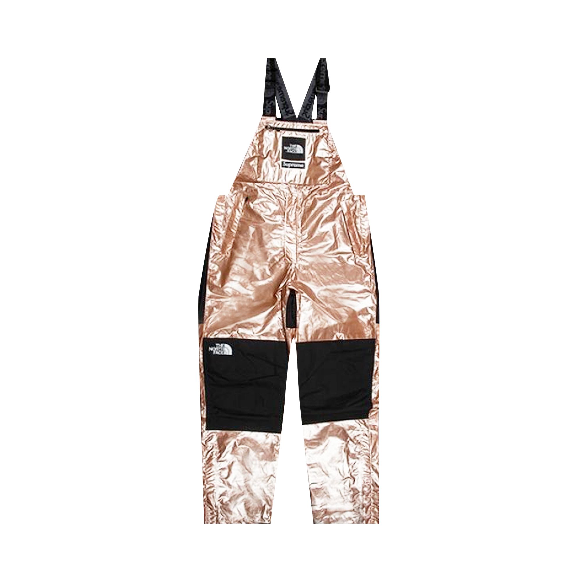 Supreme x The North Face Metallic Mountain Bib Pants 'Rose Gold' | Men's Size M