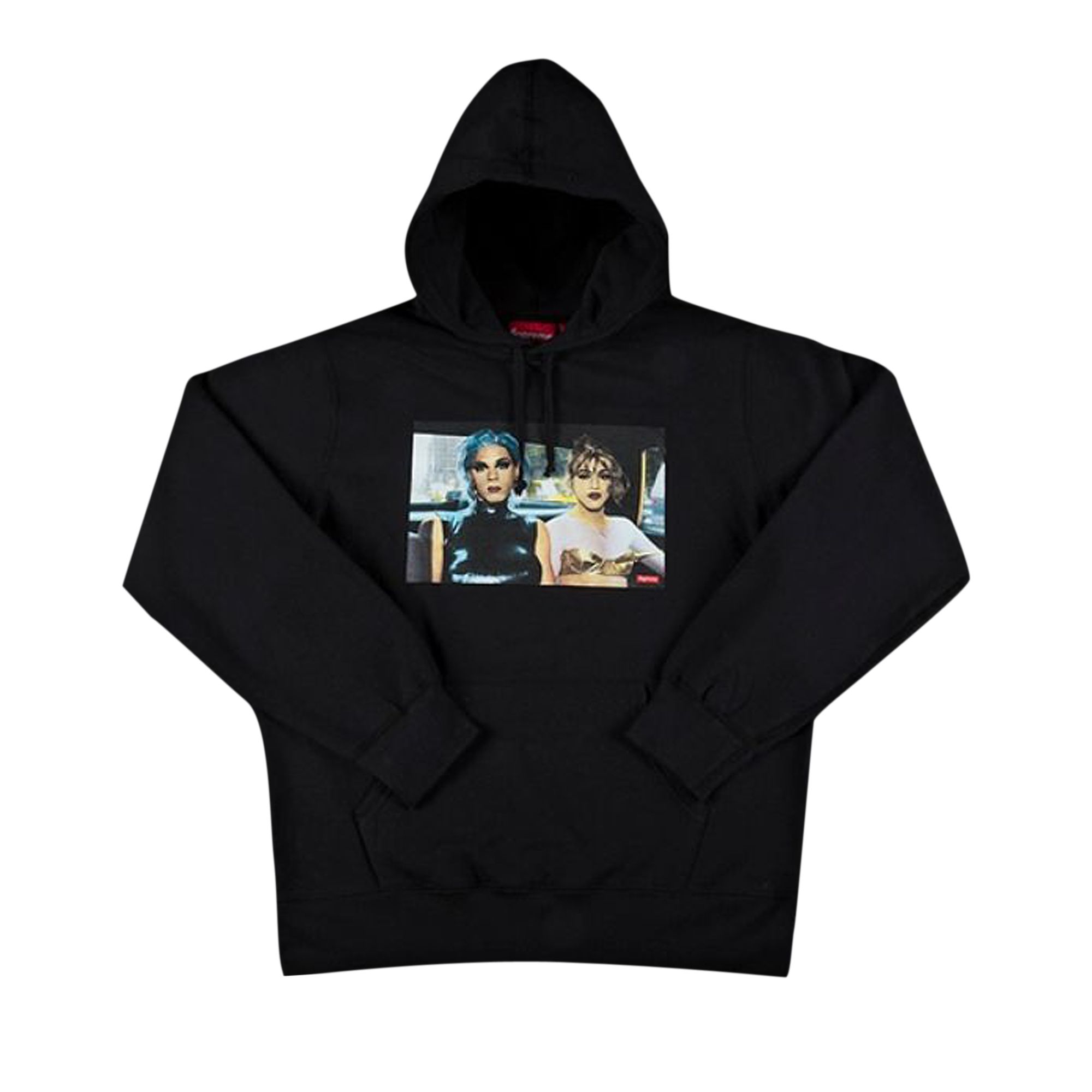 Pre-owned Supreme Nan Goldin Misty And Jimmy Paulette Hooded Sweatshirt 'black' | Men's Size M