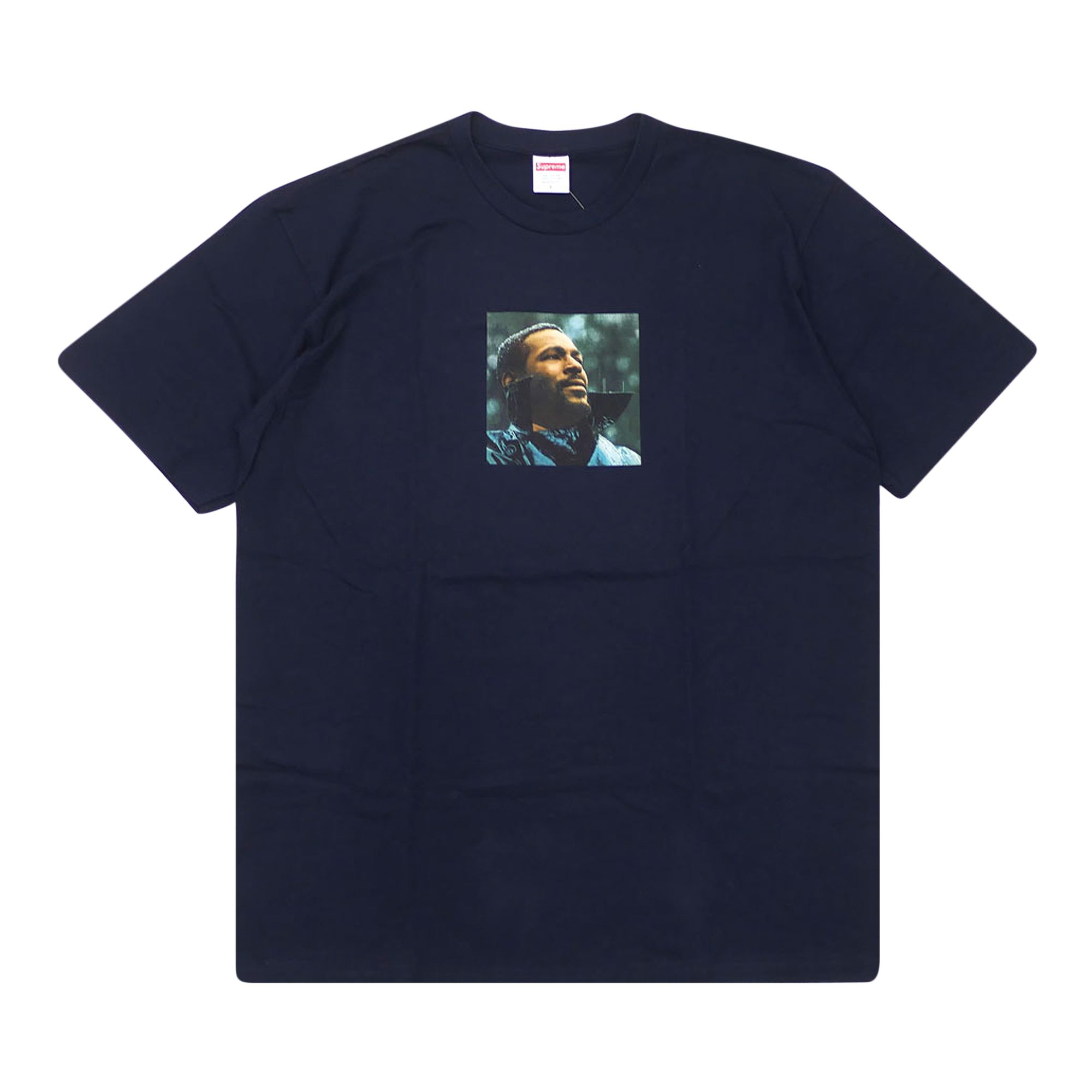 SUPREME SUPREME MARVIN GAYE TEE 'NAVY'