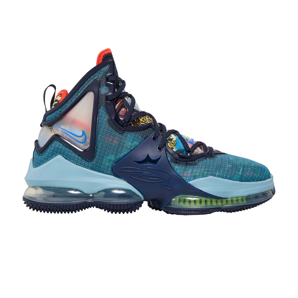 Nike LeBron 19 'Fast Food - Dutch Blue' | Men's Size 8.5 - CZ0203-400