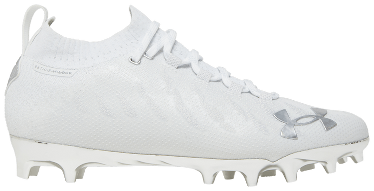 【26cm】UA SPOTLIGHT LUX SUEDE 2 アメフト スパイク Spotlight Lux Suede 2.0 'White Metallic Gold' - Under Armour