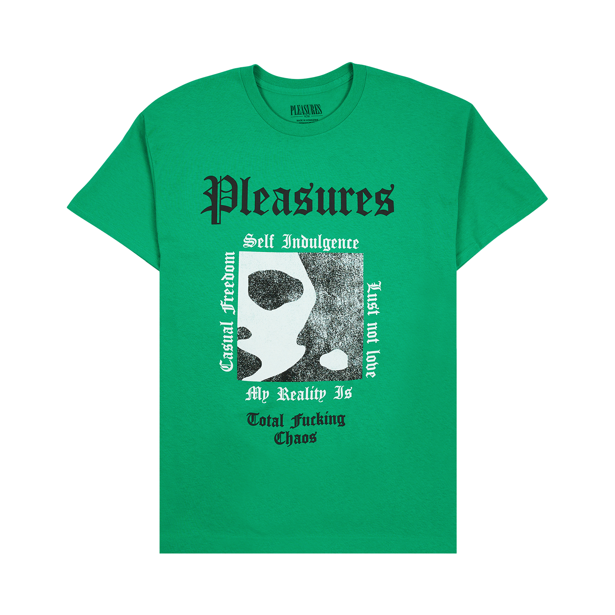 Pre-owned Pleasures Reality T-shirt 'kelly Green'