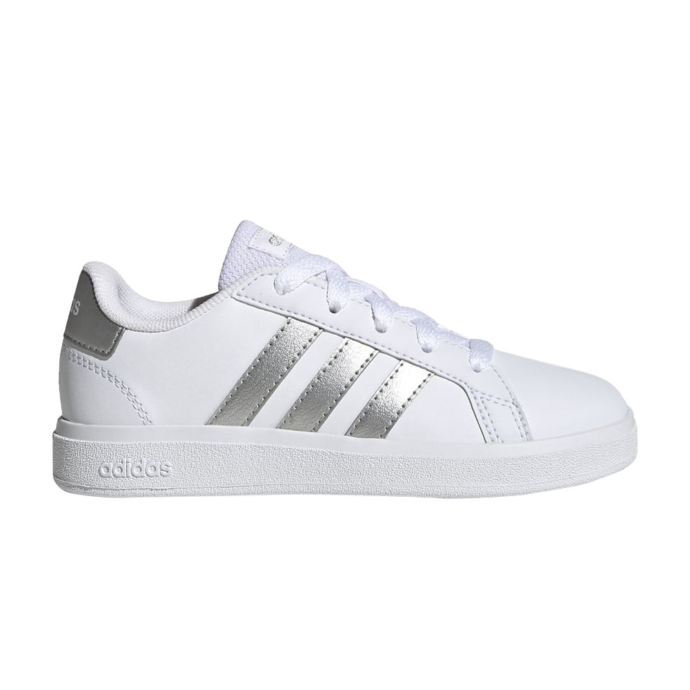 Pre-owned Adidas Originals Adidas Grand Court 2.0 Big Kid 'white Matte Silver' | Kid's Size 10.5
