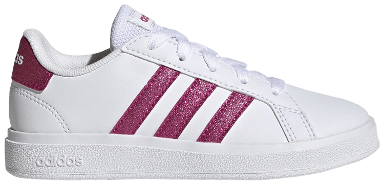 Adidas Grand Court 20 Big Kid White Real Magenta