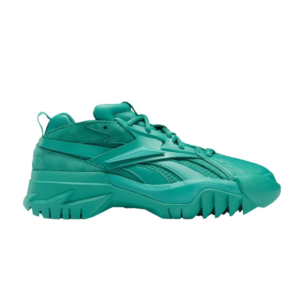 Pre-owned Reebok Cardi B X Wmns Club C V2 'emerald' In Green