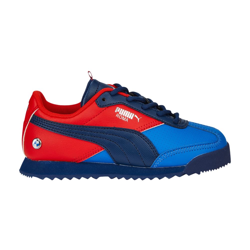 Puma BMW Motorsport x Roma Via Little Kid 'Strong Blue Fiery Red' | Kid's Size 12 - 307258-03