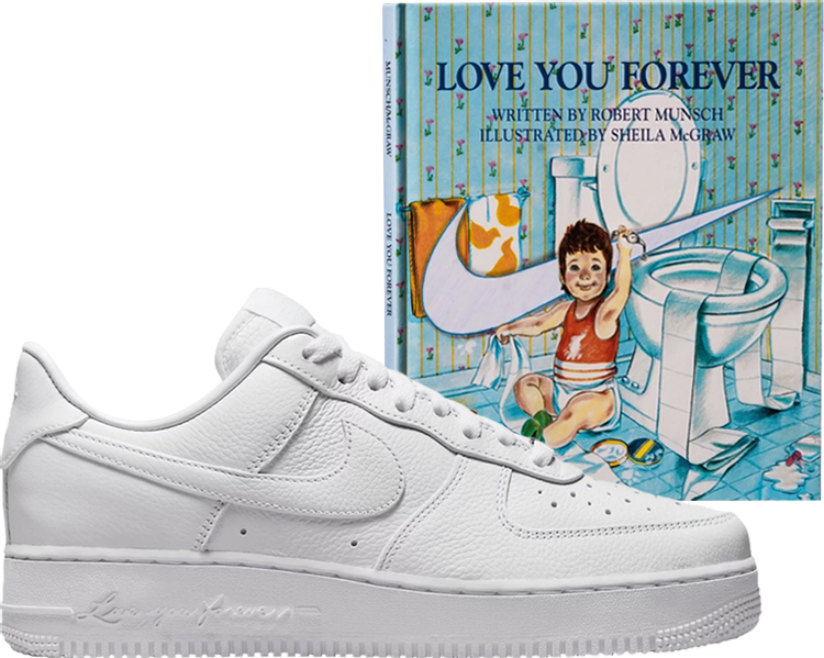 NOCTA x Air Force 1 Low 'Certified Lover Boy' With Love You Forever Book
