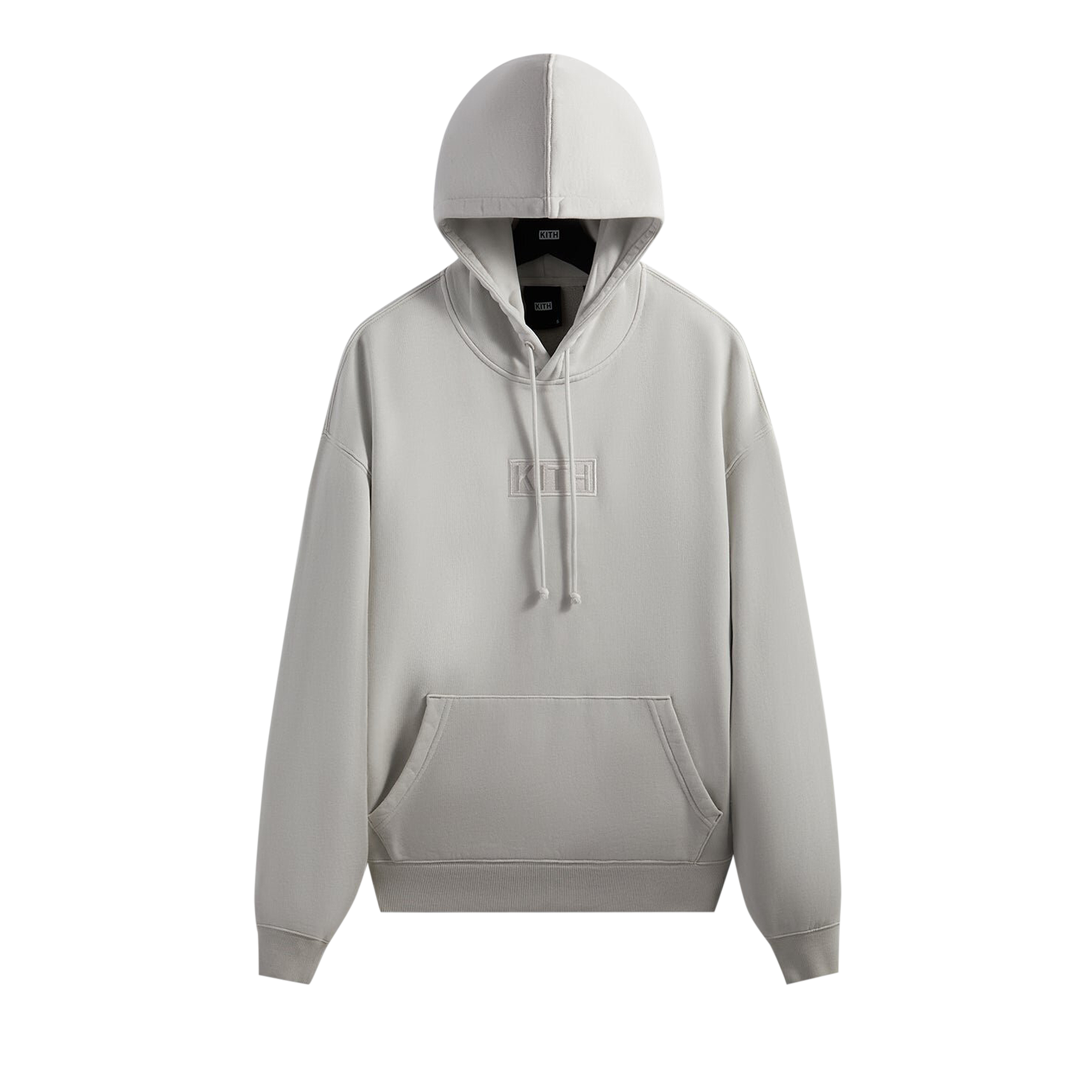 Pre-owned Kith Cyber Monday Hoodie 'concrete' In Grey
