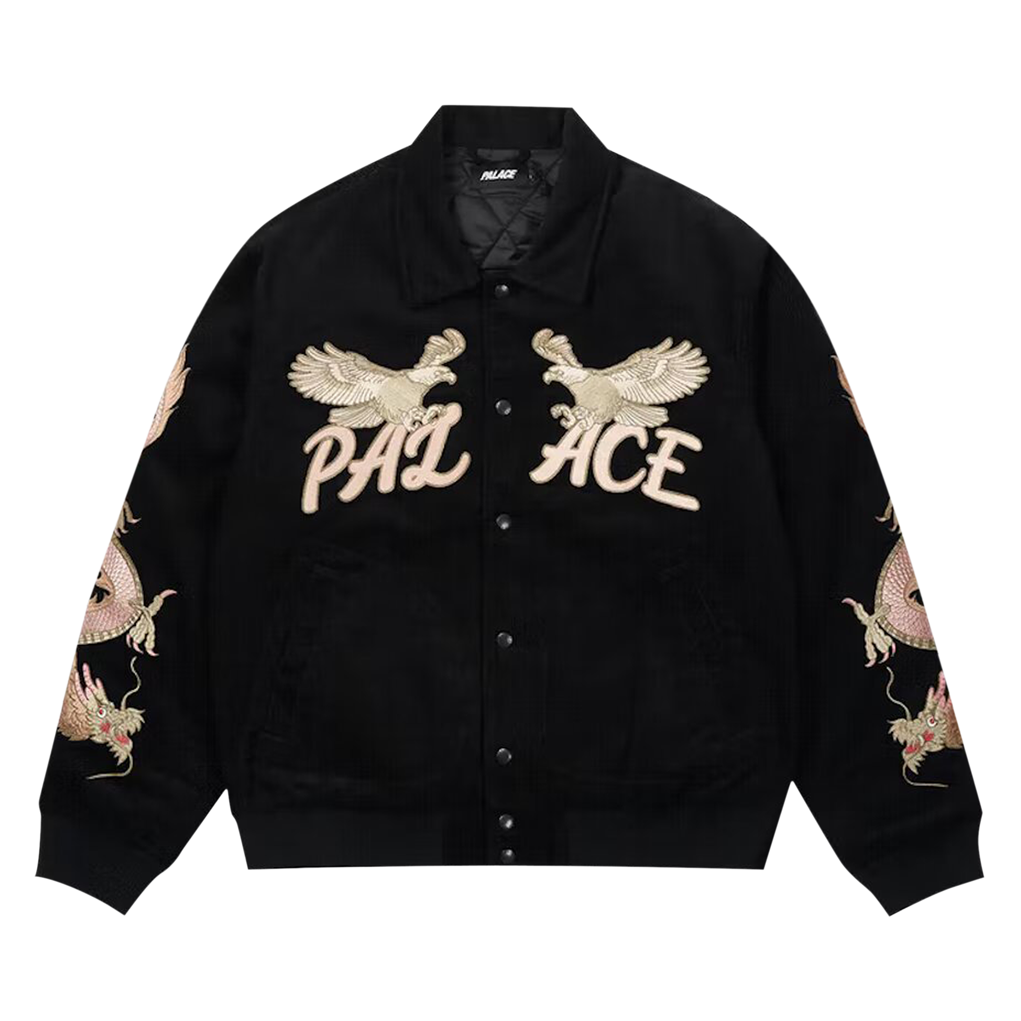 Pre-owned Palace Double Dragon Tour Jacket 'black'