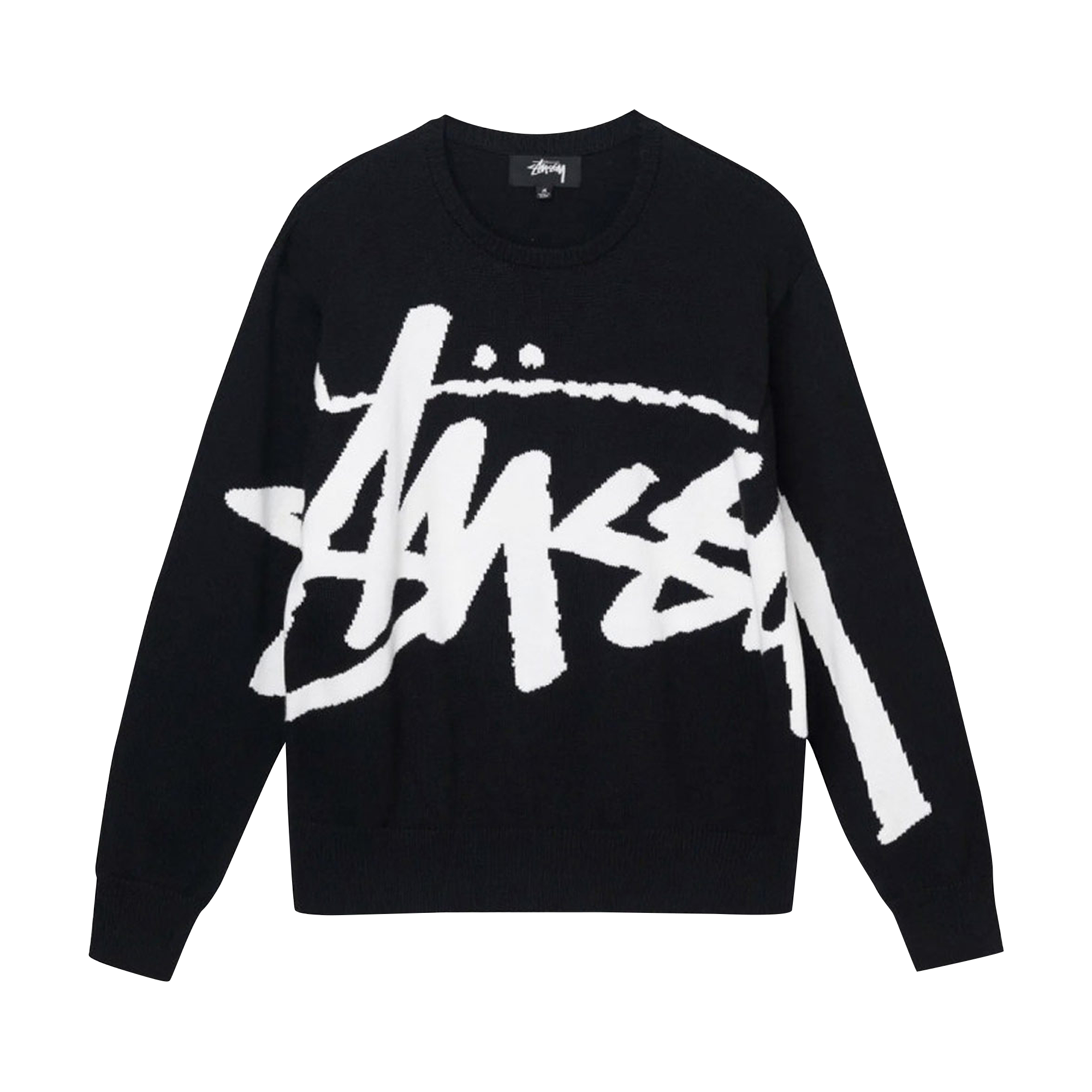 Pre-owned Stussy Stock Sweater 'black'