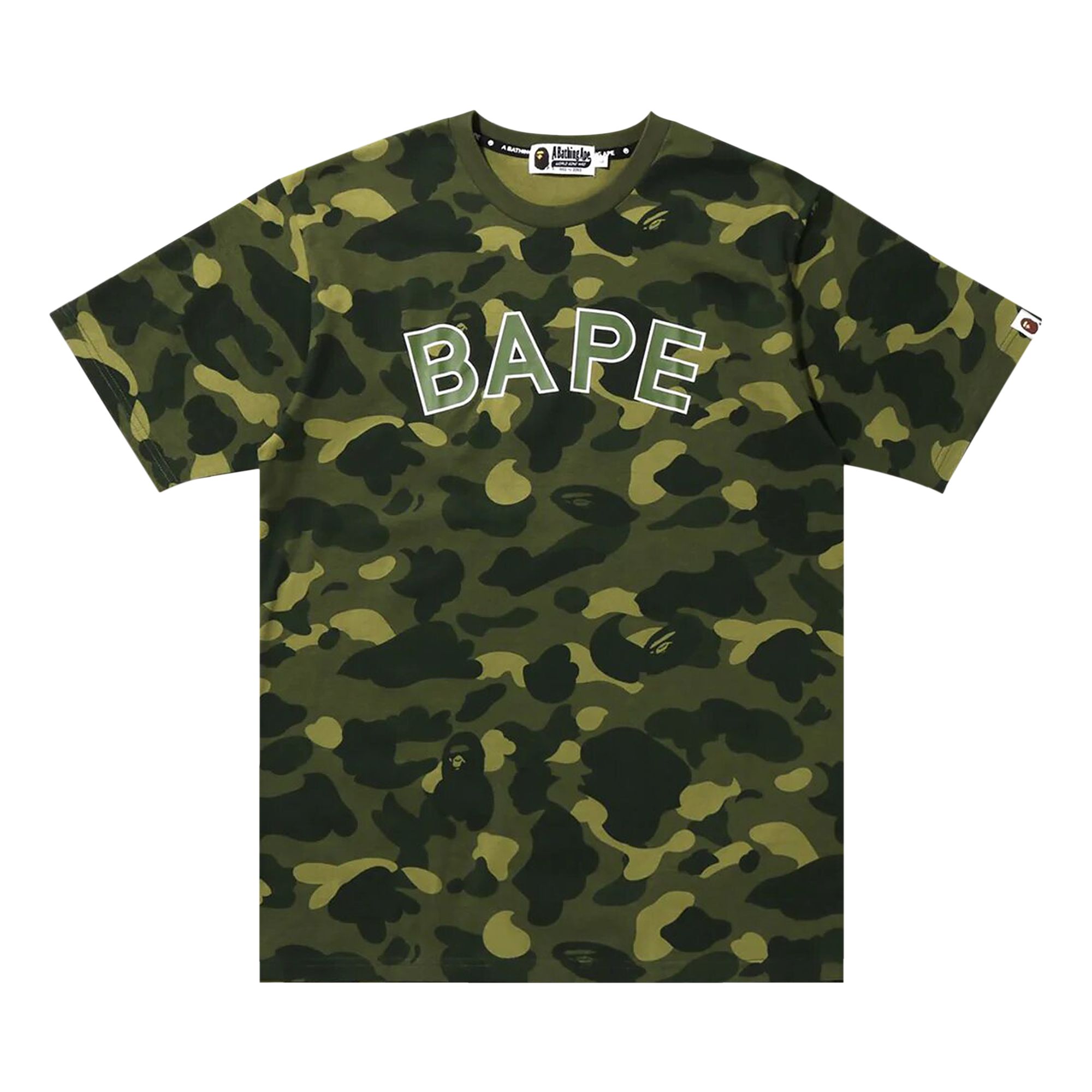 Pre-owned Bape Color Camo Tee 'green'