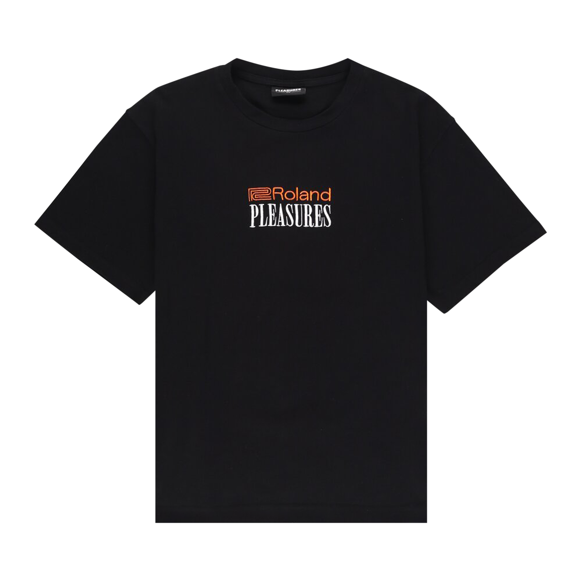 Pre-owned Pleasures X Roland Heavyweight T-shirt 'black'