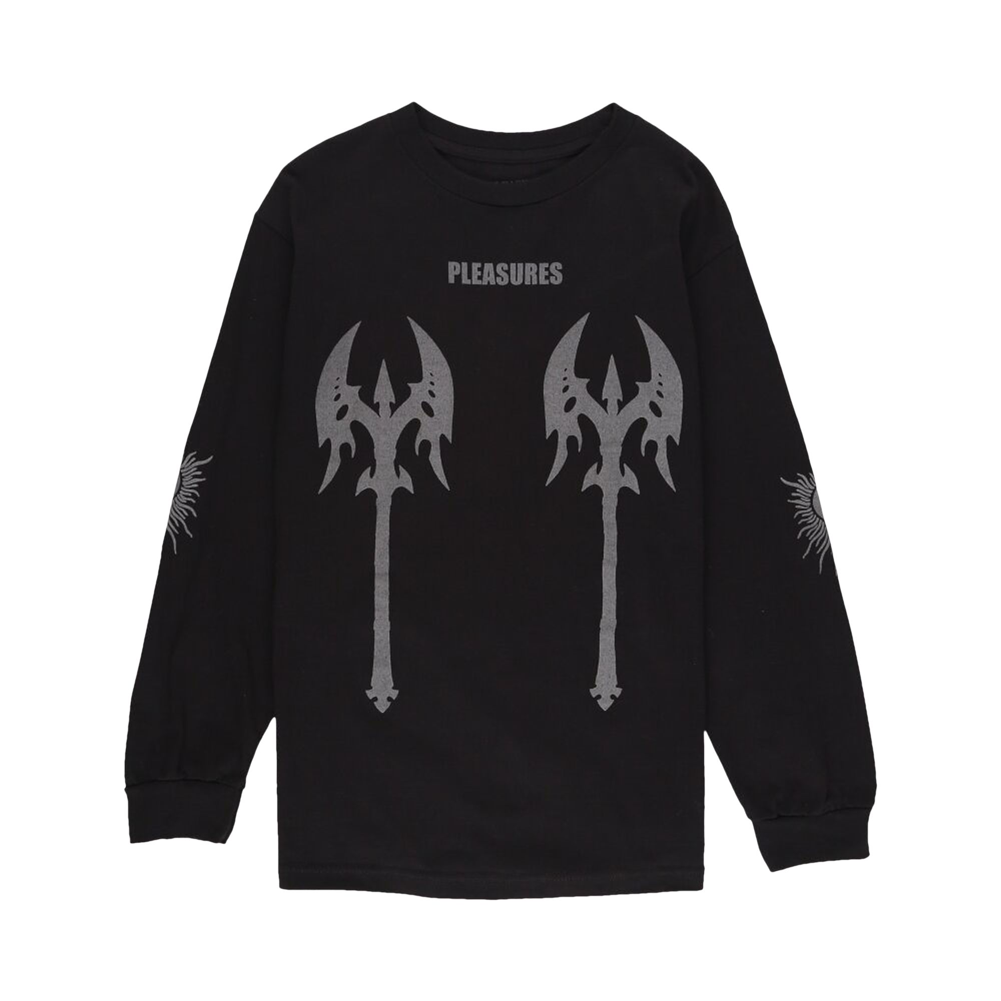 Pleasures Axe Long-Sleeve T-Shirt 'Black' | Men's Size S