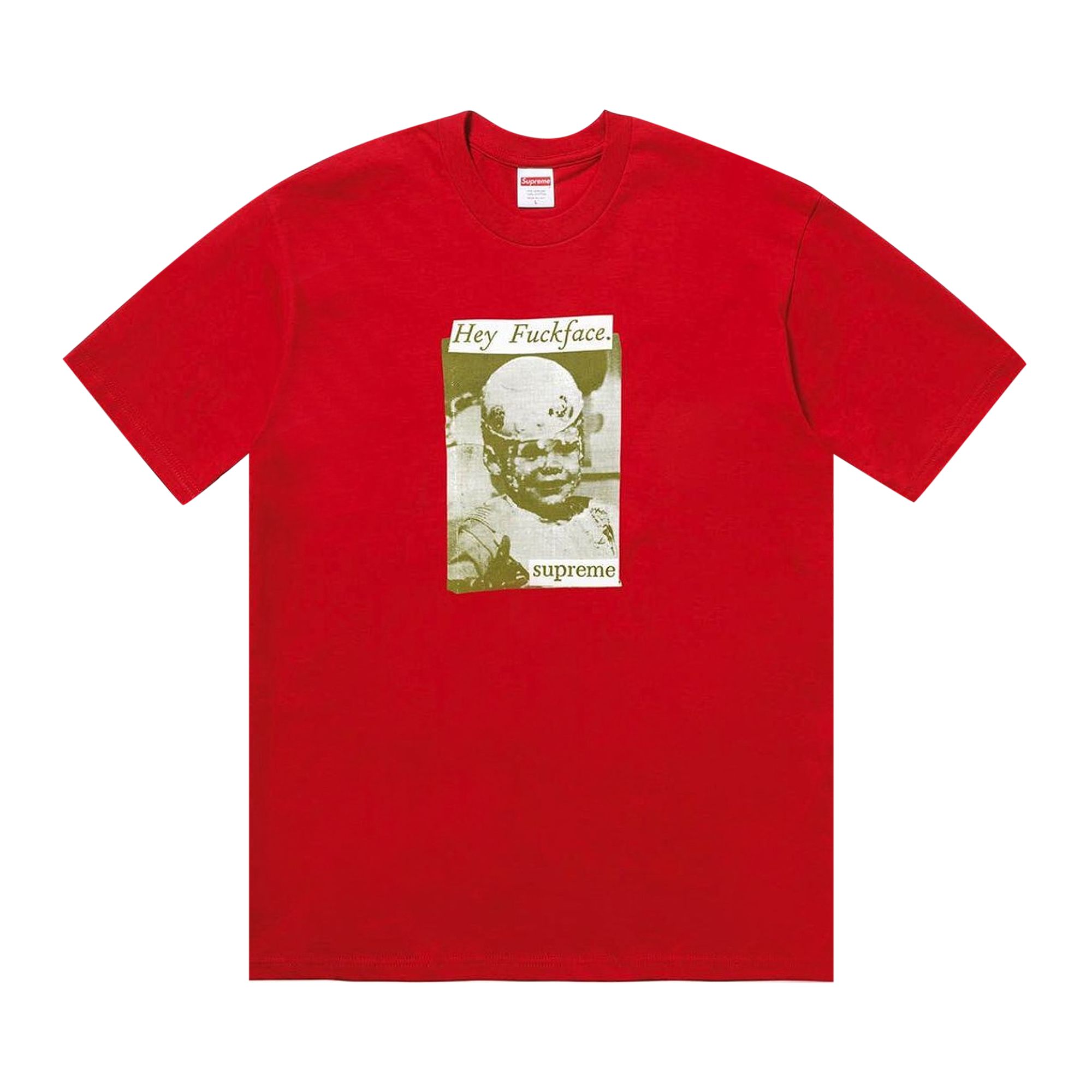 Pre-owned Supreme Fuck Face Tee 'red' | Men's Size L
