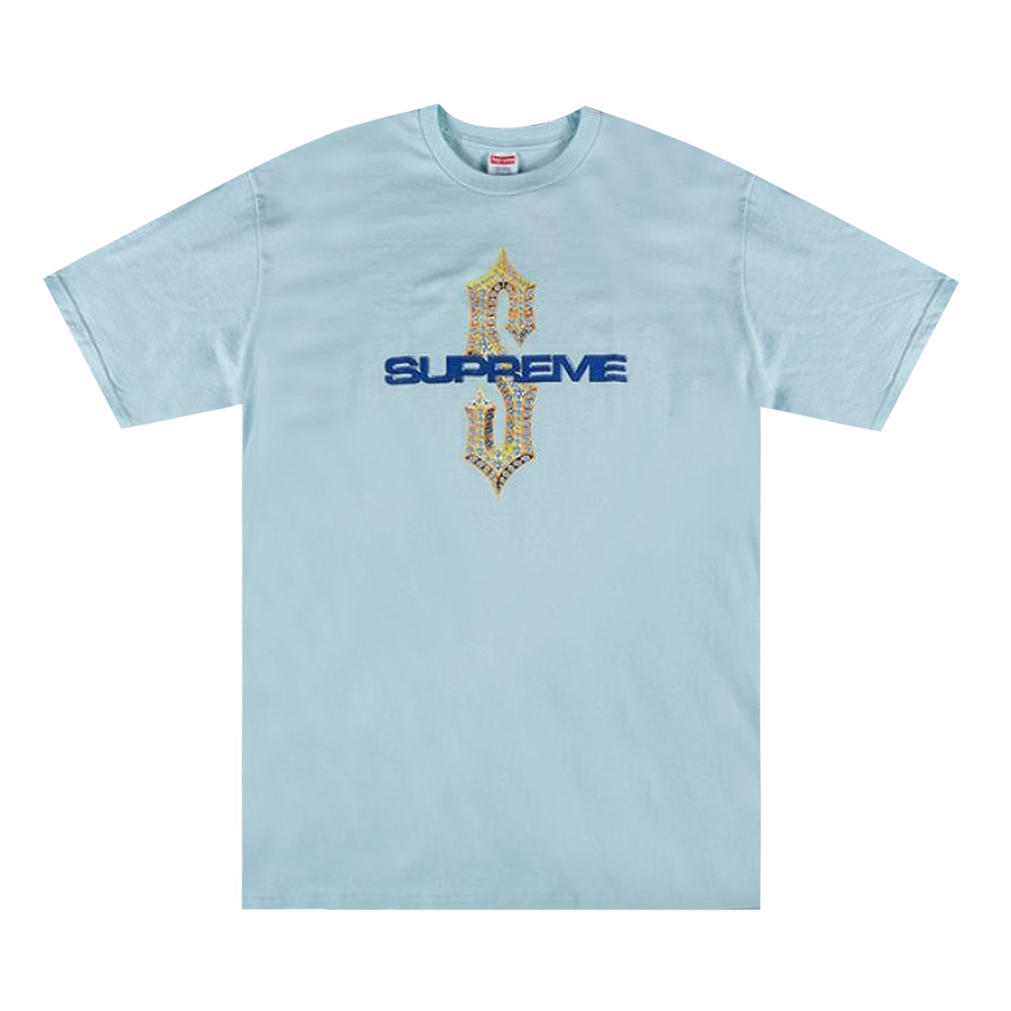 Supreme Diamonds Tee 'Pale Blue' | Men's Size L