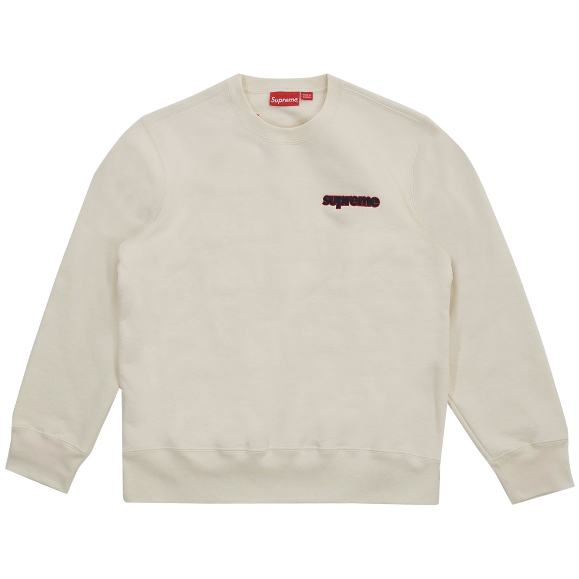 Pre-owned Supreme Connect Crewneck Sweatshirt 'natural' | Cream | Men's Size M