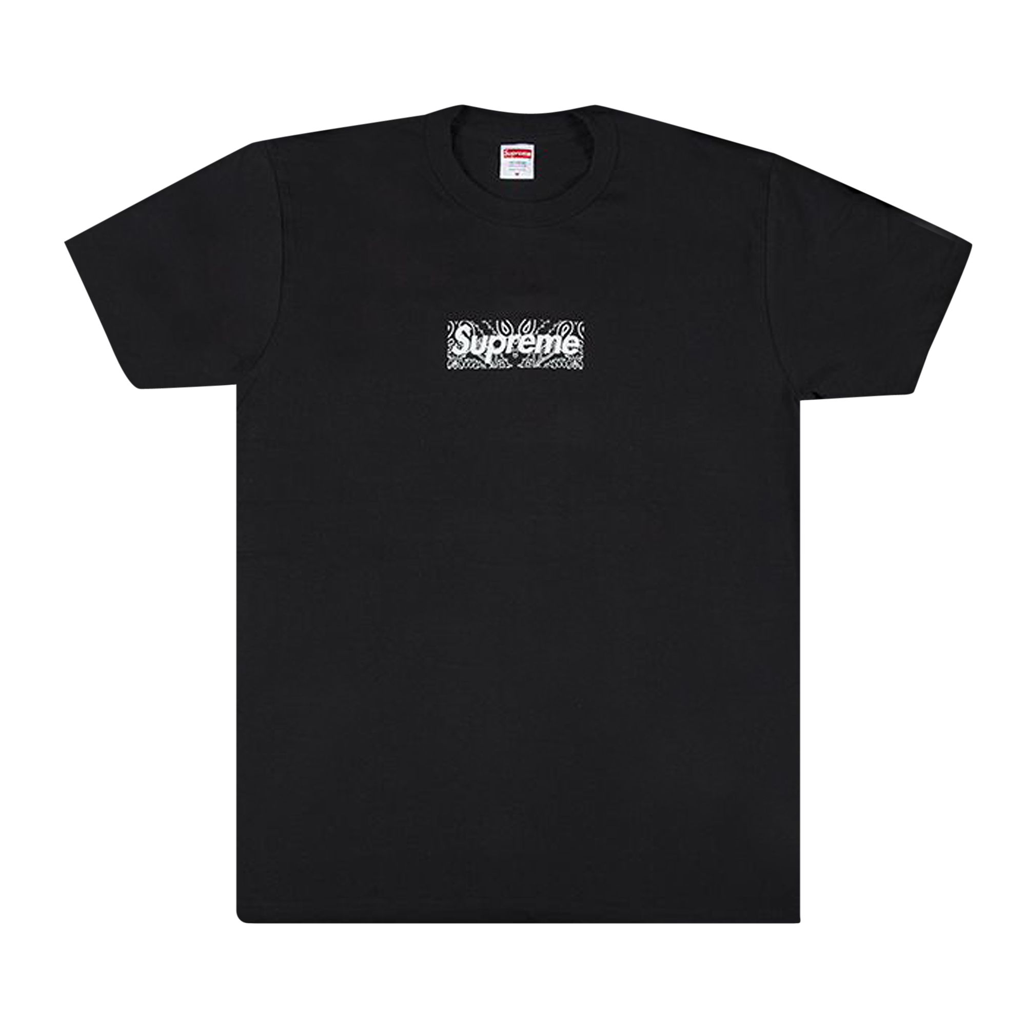 Supreme Bandana Box Logo Tee 'Black' | Men's Size M