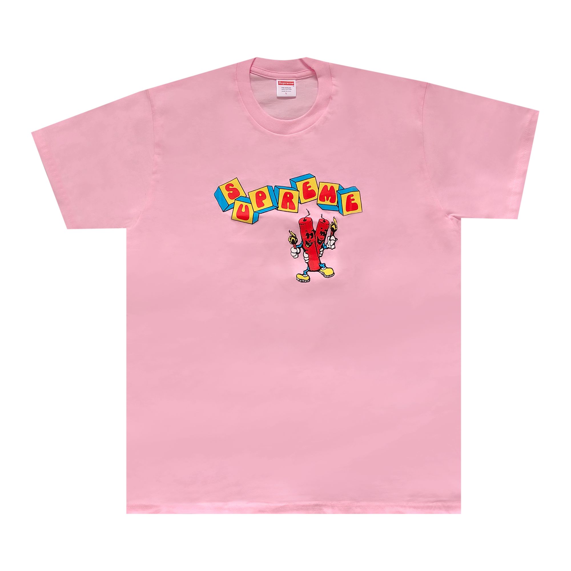 Supreme Dynamite Tee 'Light Pink' | Men's Size M
