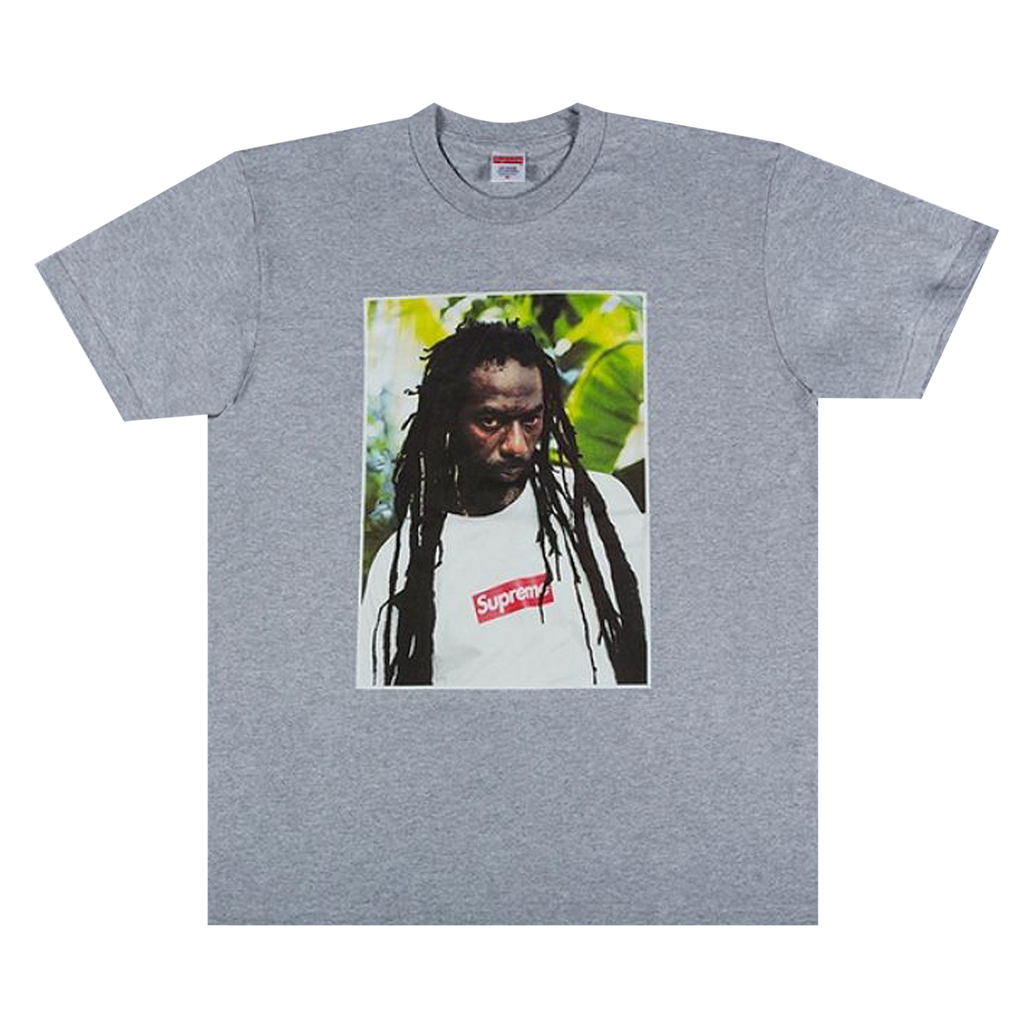 Supreme Buju Banton Tee 'Heather Grey' | Men's Size M