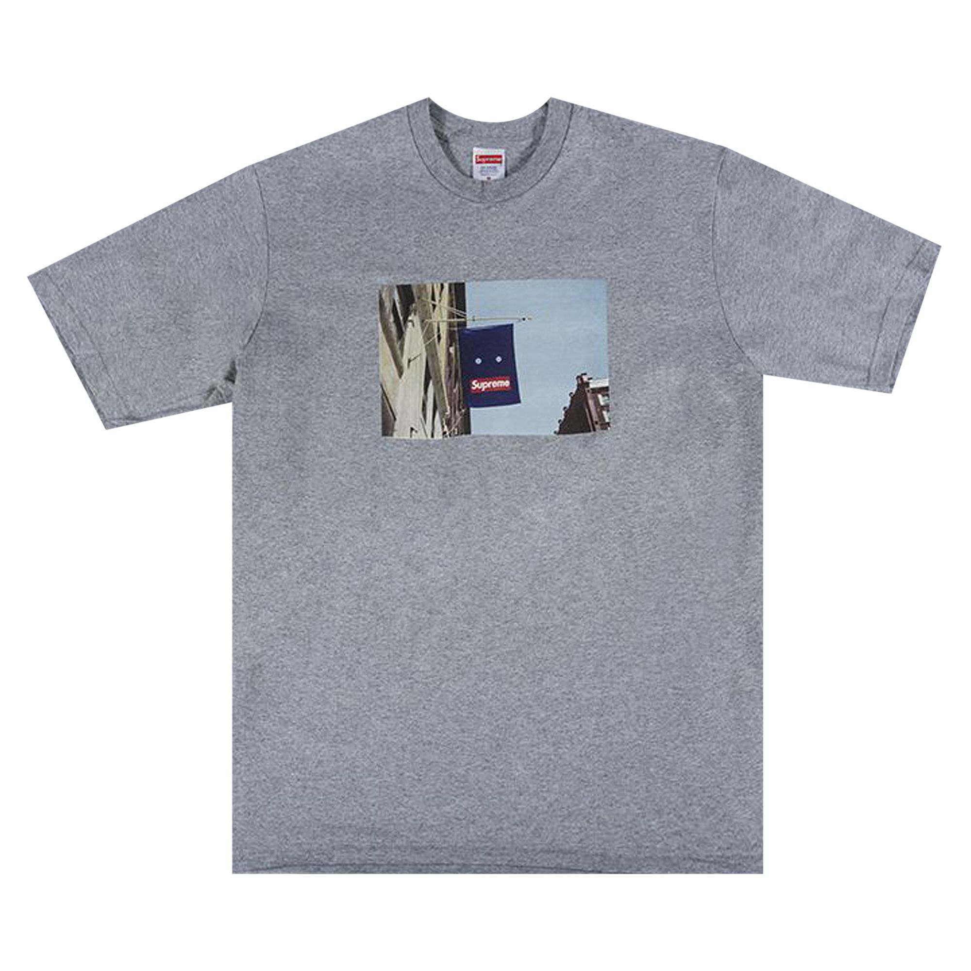 Supreme Banner Tee 'Heather Grey' | Men's Size L