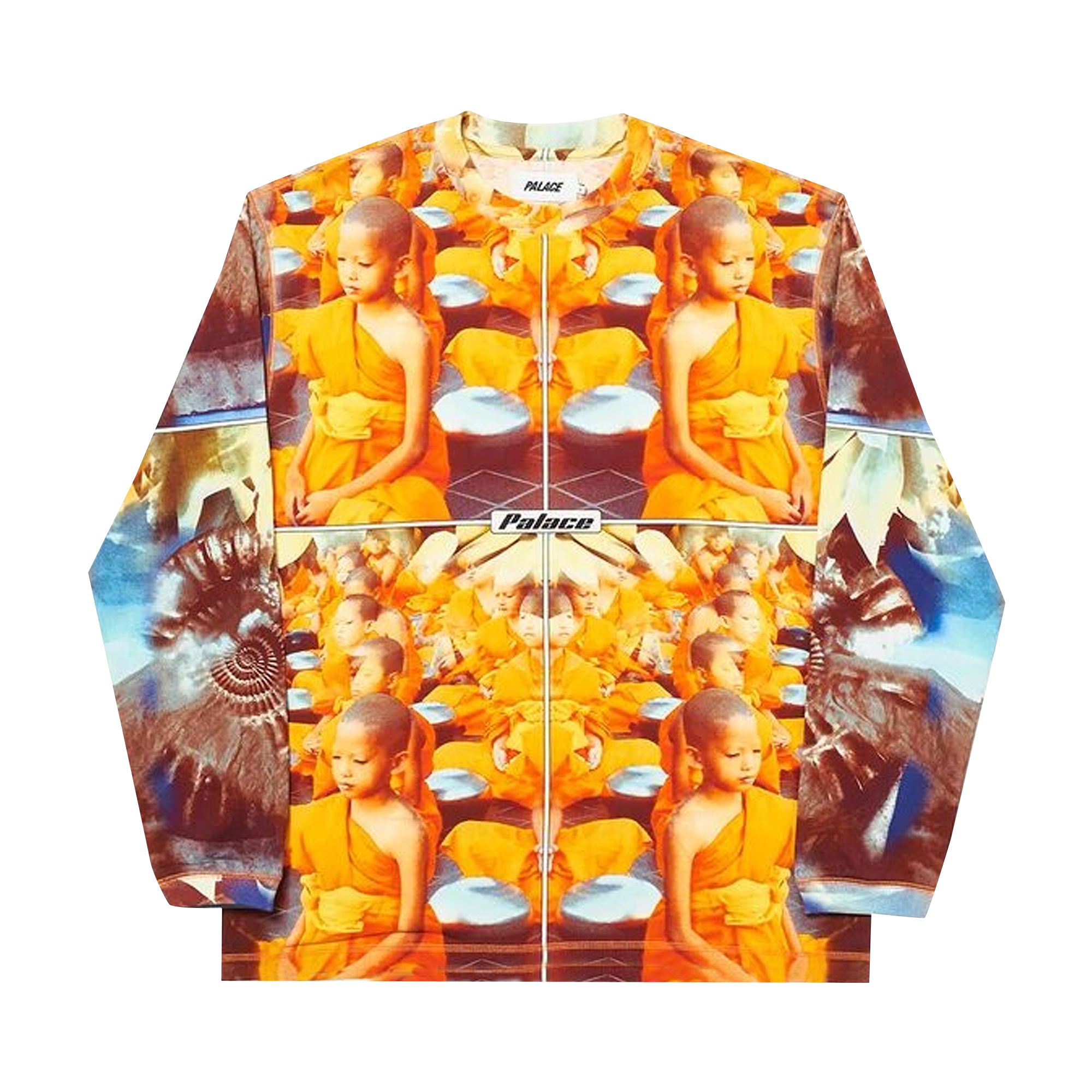 Pre-owned Palace Mantra Longsleeve 'orange' | Men's Size M