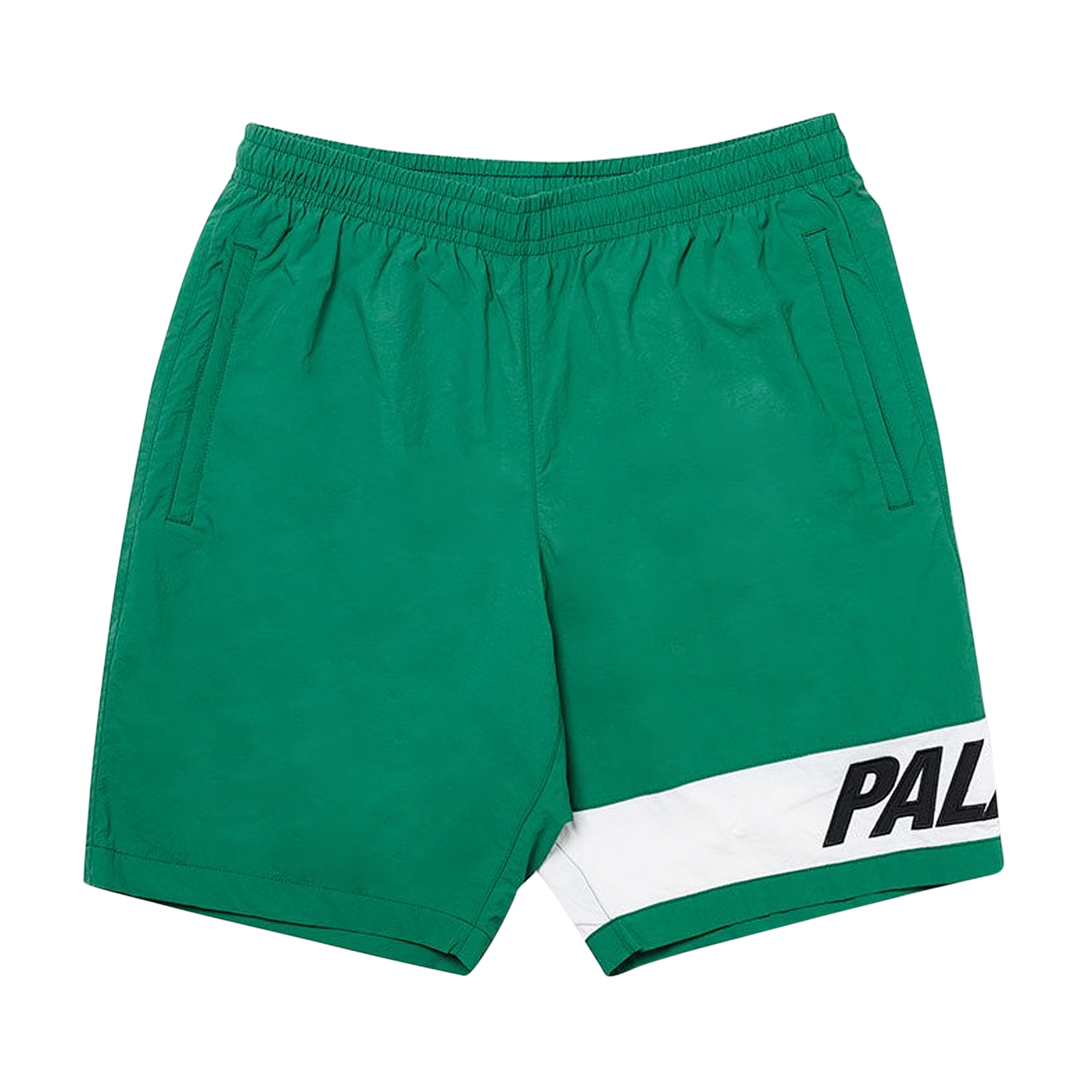 Pre-owned Palace Side Short 'green/white'