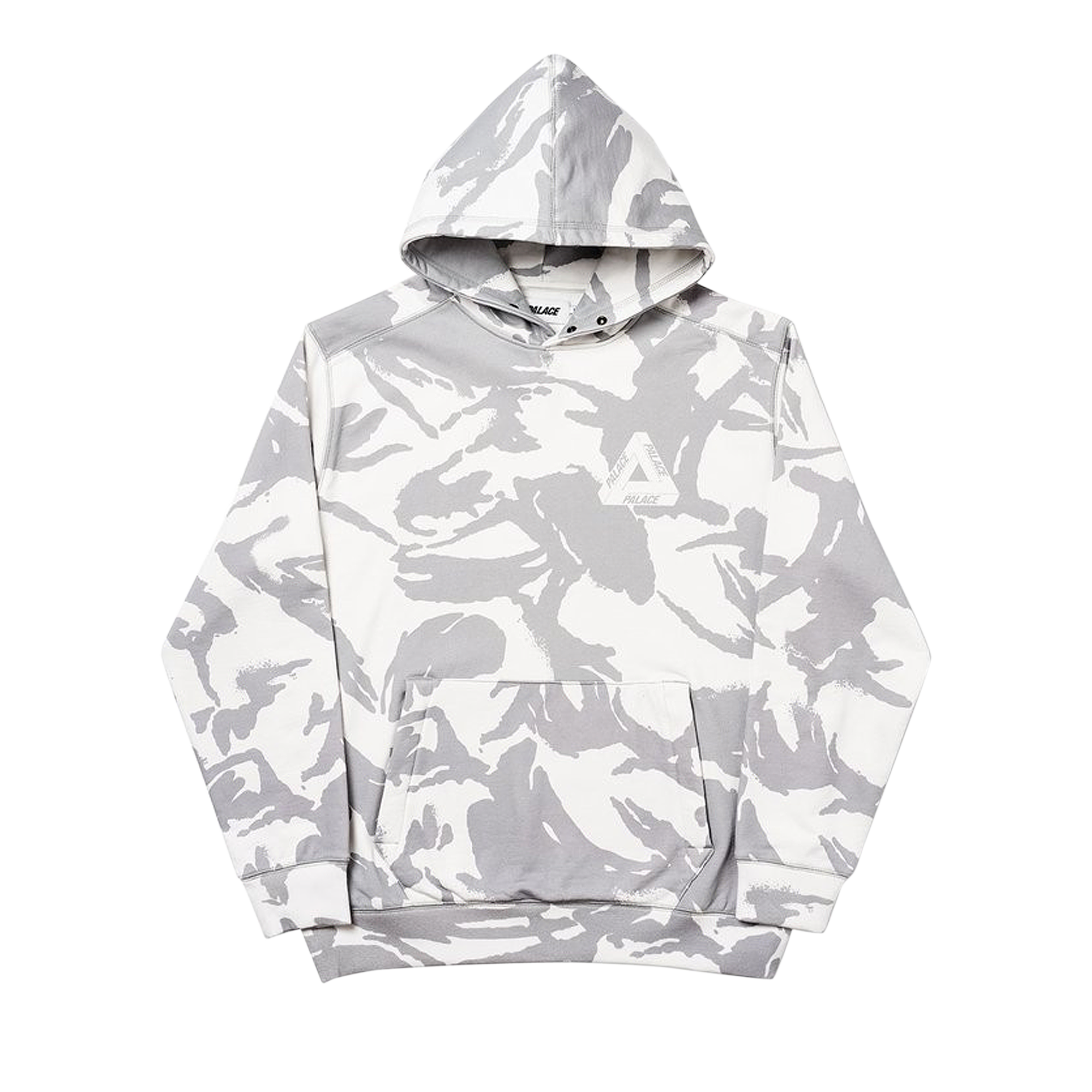 Pre-owned Palace Pealed Hood 'grey'