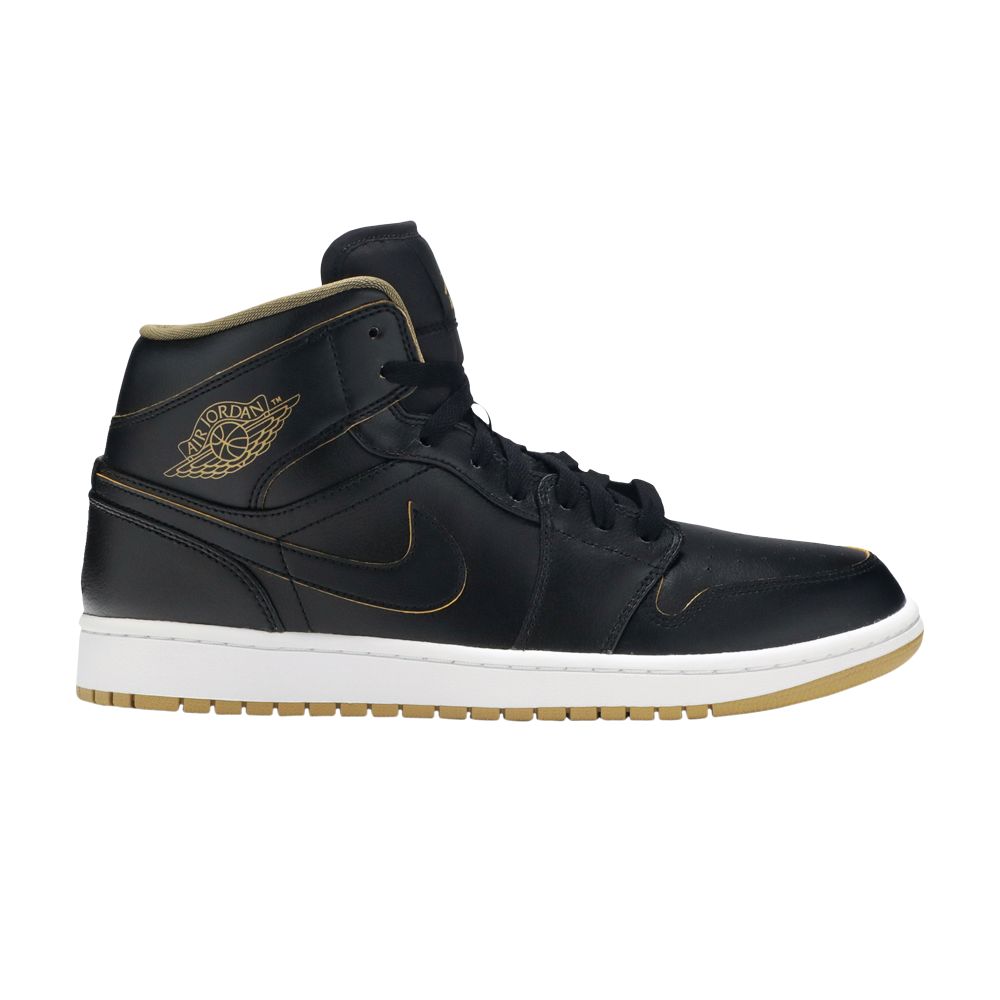 Air Jordan 1 Mid 'Black Gold' | Men's Size 7