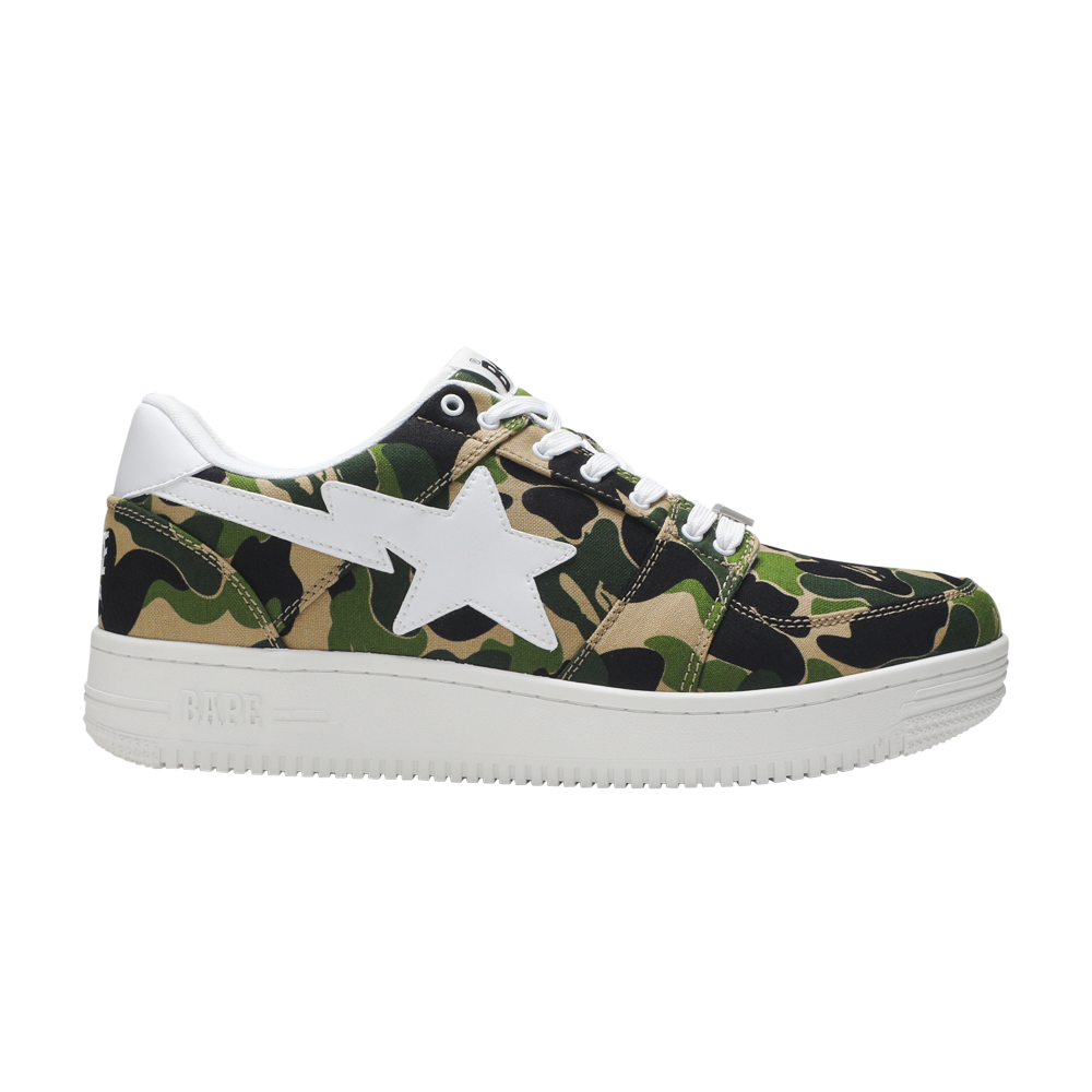 Pre-owned Bape Sta Low 'abc Camo' In Green