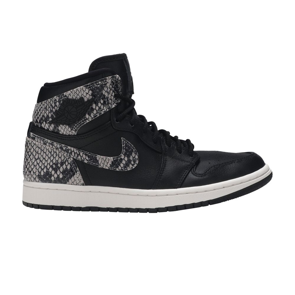 Wmns Air Jordan 1 Retro High Premium 'Snakeskin' | Black | Women's Size 8