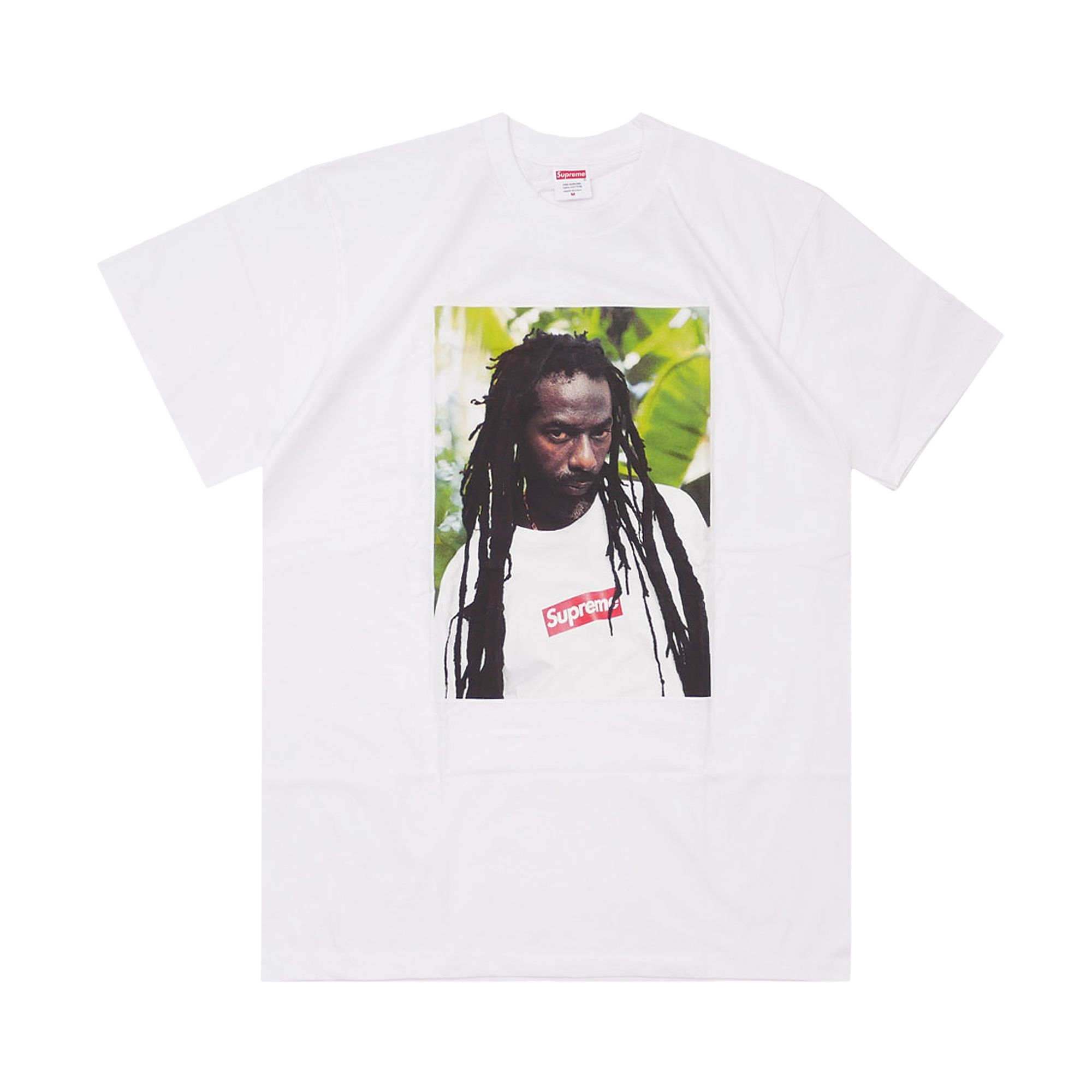 Supreme Buju Banton Tee 'White' | Men's Size L